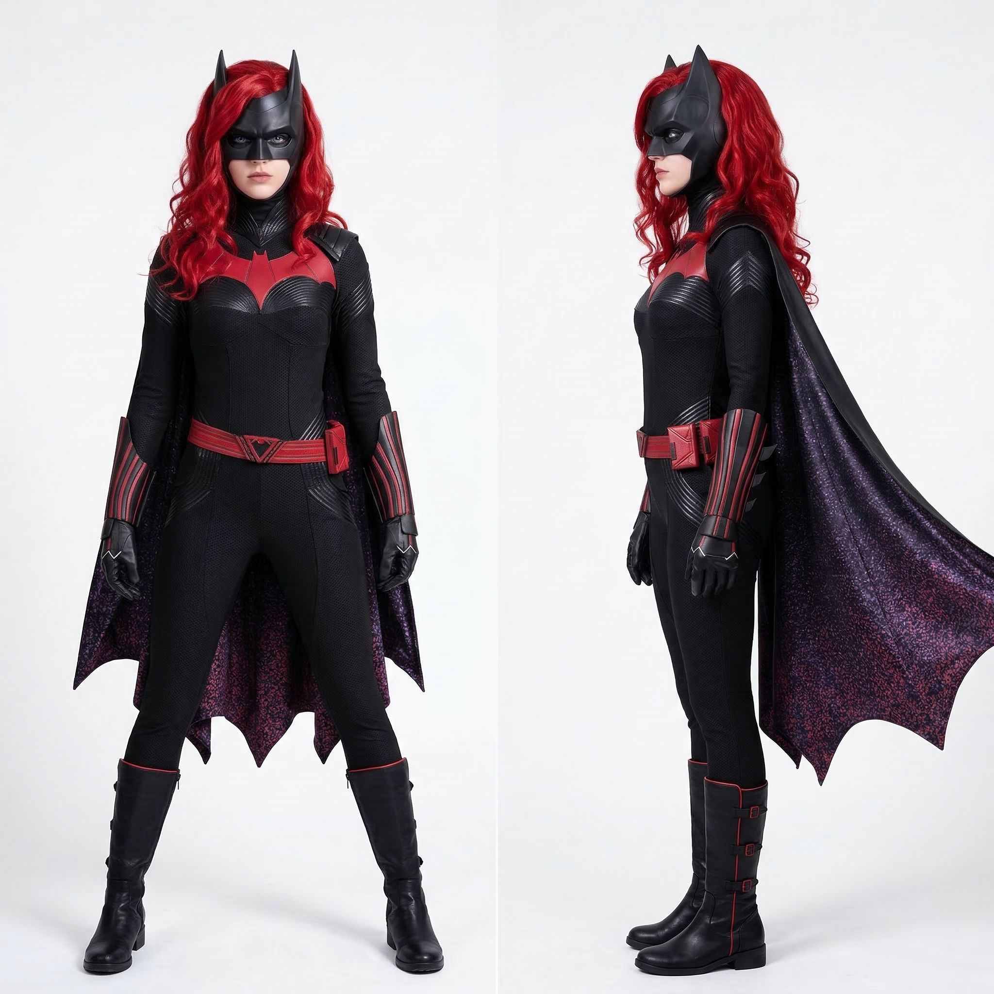 Batwoman (2019 TV Series) - Kate Kane Batsuit Deluxe Cosplay Costume Full Set - Cosplee