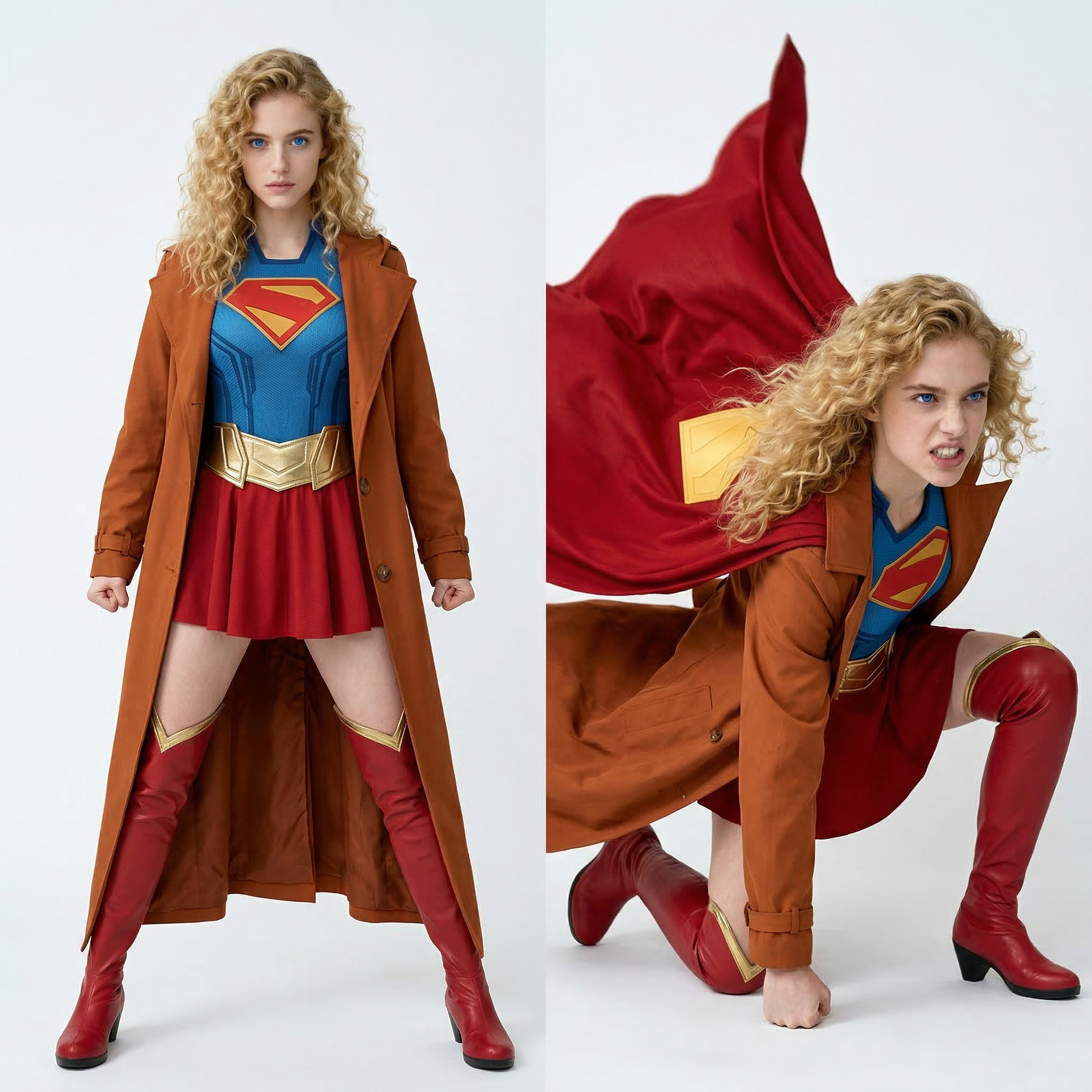 Supergirl: Woman of Tomorrow (2026 Movie) - Kara Zor-El Supergirl Deluxe Cosplay Costume Full Set - Cosplee