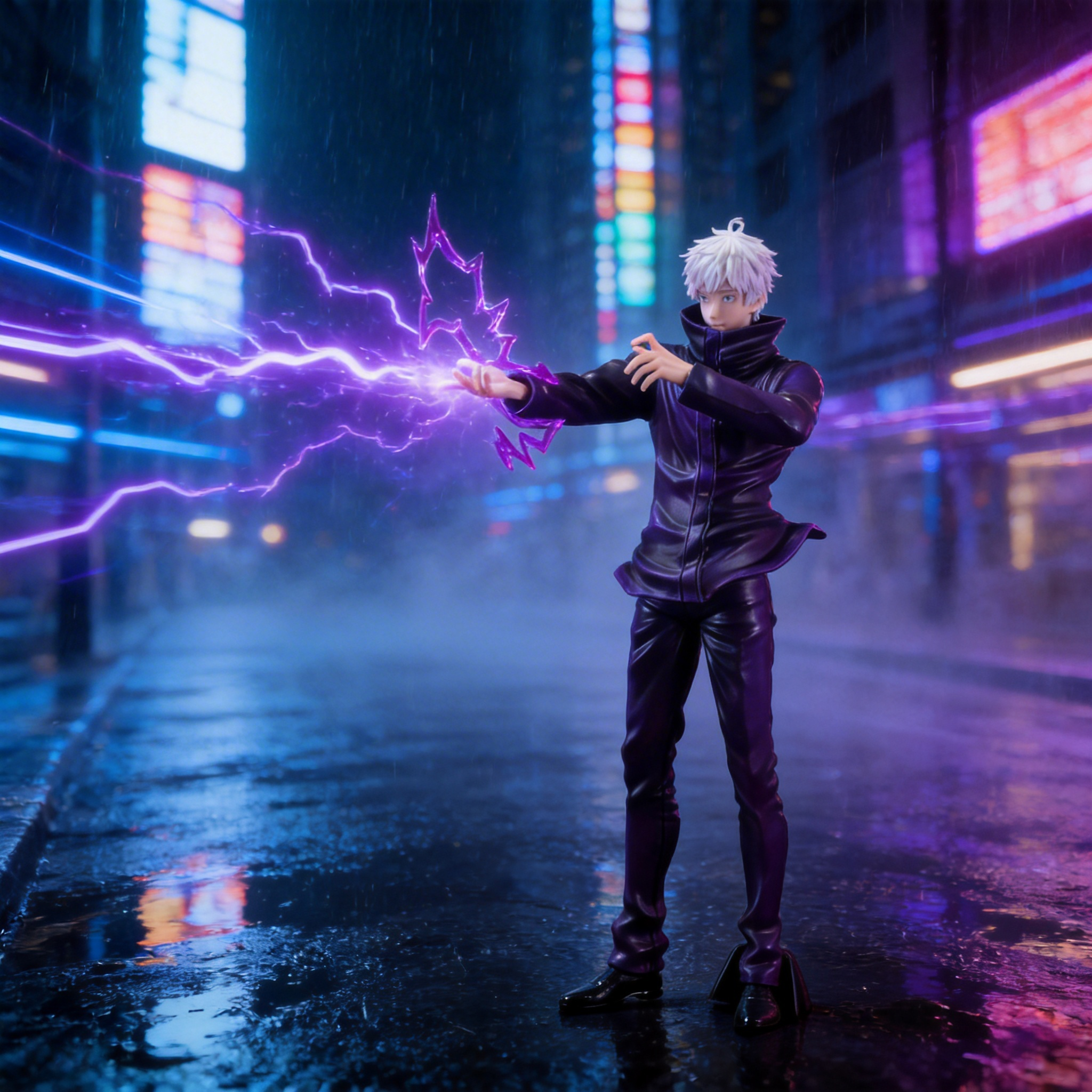 Jujutsu Kaisen WM Gojo Satoru Standing Battle Mode GK Figure - Anime Model Collectible - Cosplee