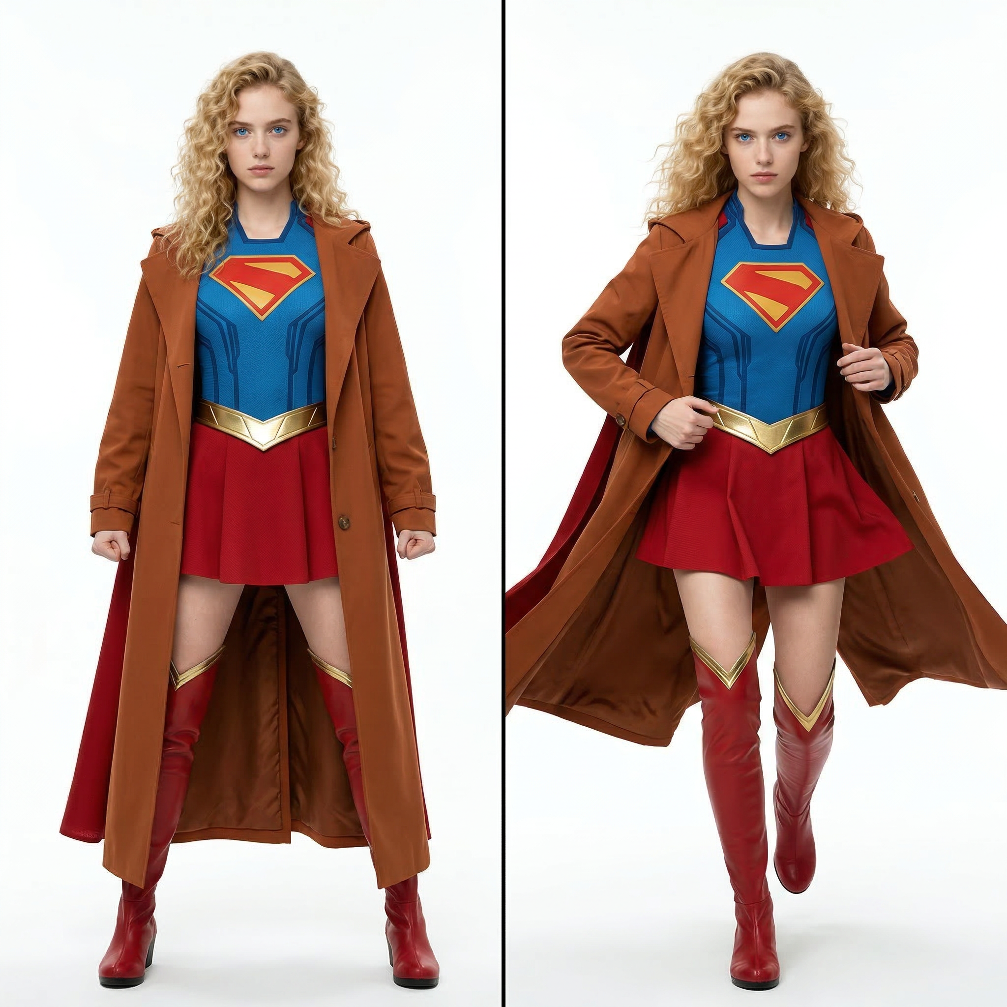 Supergirl: Woman of Tomorrow (2026 Movie) - Kara Zor-El Supergirl Deluxe Cosplay Costume Full Set - Cosplee