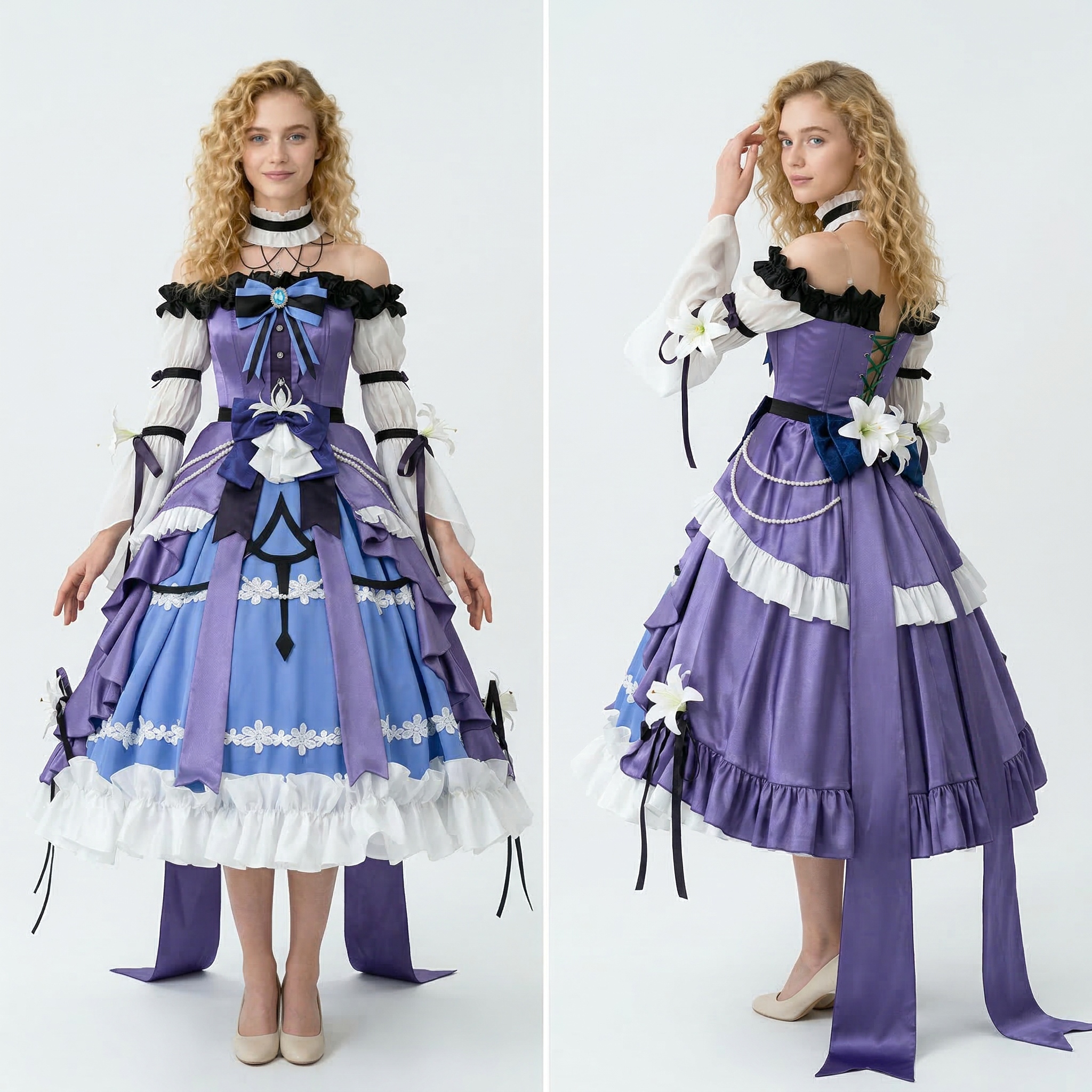 Yakuza Princess Eri Sample Outfit Original Anime Style Cosplay Costume Women‘s Streetwear Full Set - Cosplee