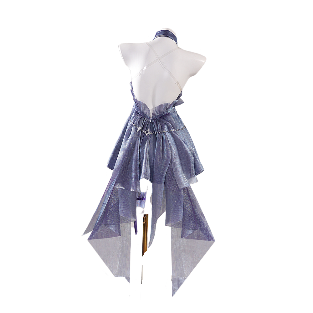 Rei Ayanami Special Edition White Gala Dress Cosplay Costume - Goddess of Victory: Nikke x Neon Genesis Evangelion Collaboration - Premium Elegant Evening Gown for Women by COSPLEE - Cosplee