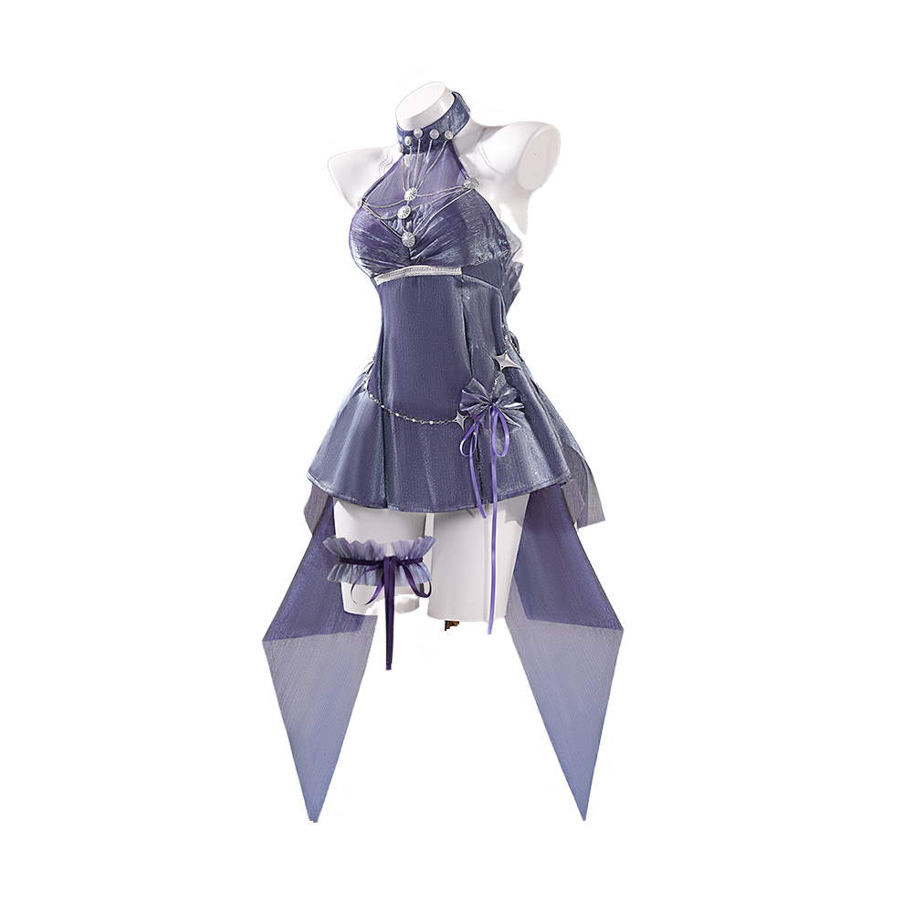 Rei Ayanami Special Edition White Gala Dress Cosplay Costume - Goddess of Victory: Nikke x Neon Genesis Evangelion Collaboration - Premium Elegant Evening Gown for Women by COSPLEE - Cosplee