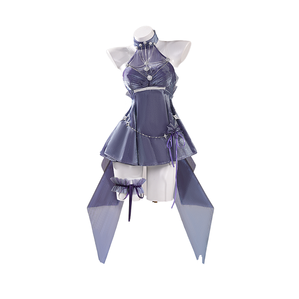 Rei Ayanami Special Edition White Gala Dress Cosplay Costume - Goddess of Victory: Nikke x Neon Genesis Evangelion Collaboration - Premium Elegant Evening Gown for Women by COSPLEE - Cosplee