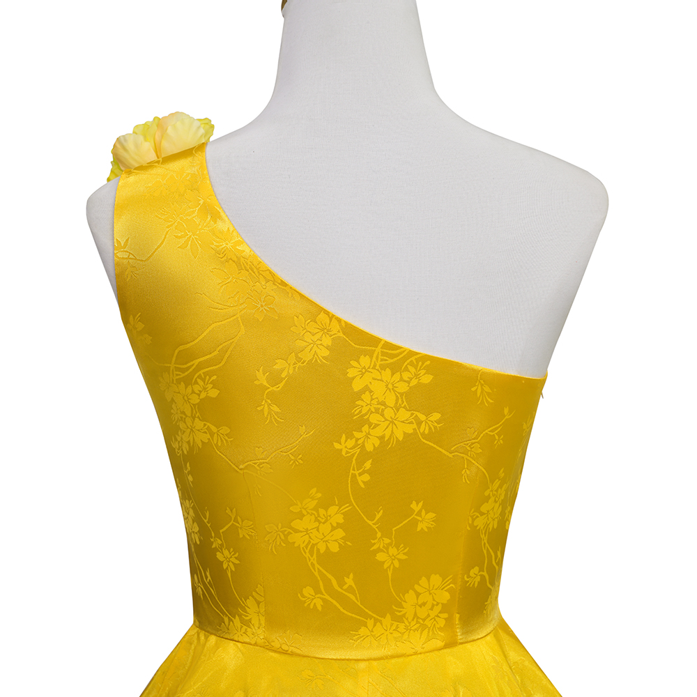 Licensed Zootopia 2 Judy Hopps Yellow Cocktail Dress and Skirt Cosplay Outfit Costume Set - Cosplee