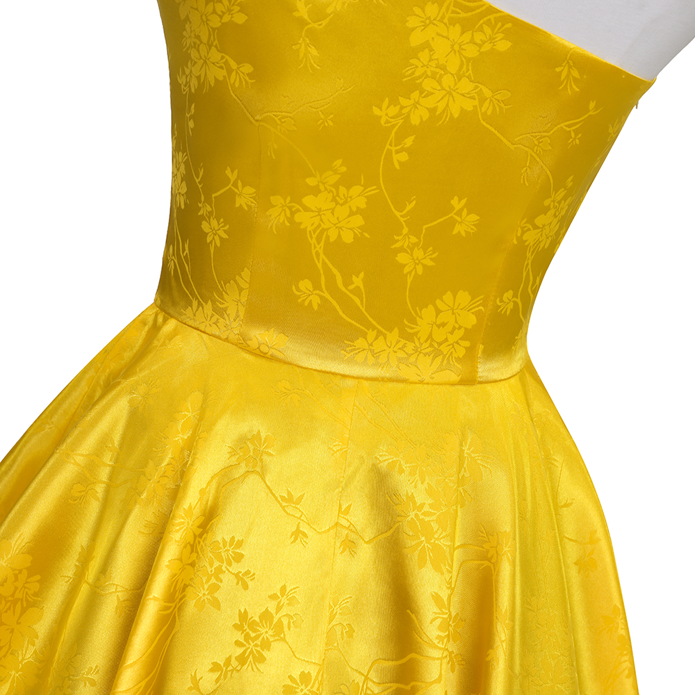 Licensed Zootopia 2 Judy Hopps Yellow Cocktail Dress and Skirt Cosplay Outfit Costume Set - Cosplee