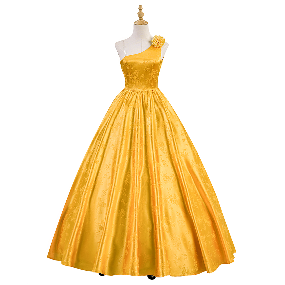 Judy Hopps Yellow Ball Gown Dress from Zootopia 2, Inspired Outfit with Optional Petticoat for Complete Look - Cosplee