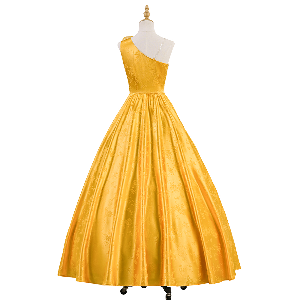 Judy Hopps Yellow Ball Gown Dress from Zootopia 2, Inspired Outfit with Optional Petticoat for Complete Look - Cosplee