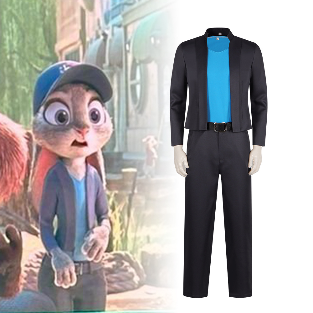 Official Zootopia Judy Hopps Cosplay Costume Movie Replica - Cosplee