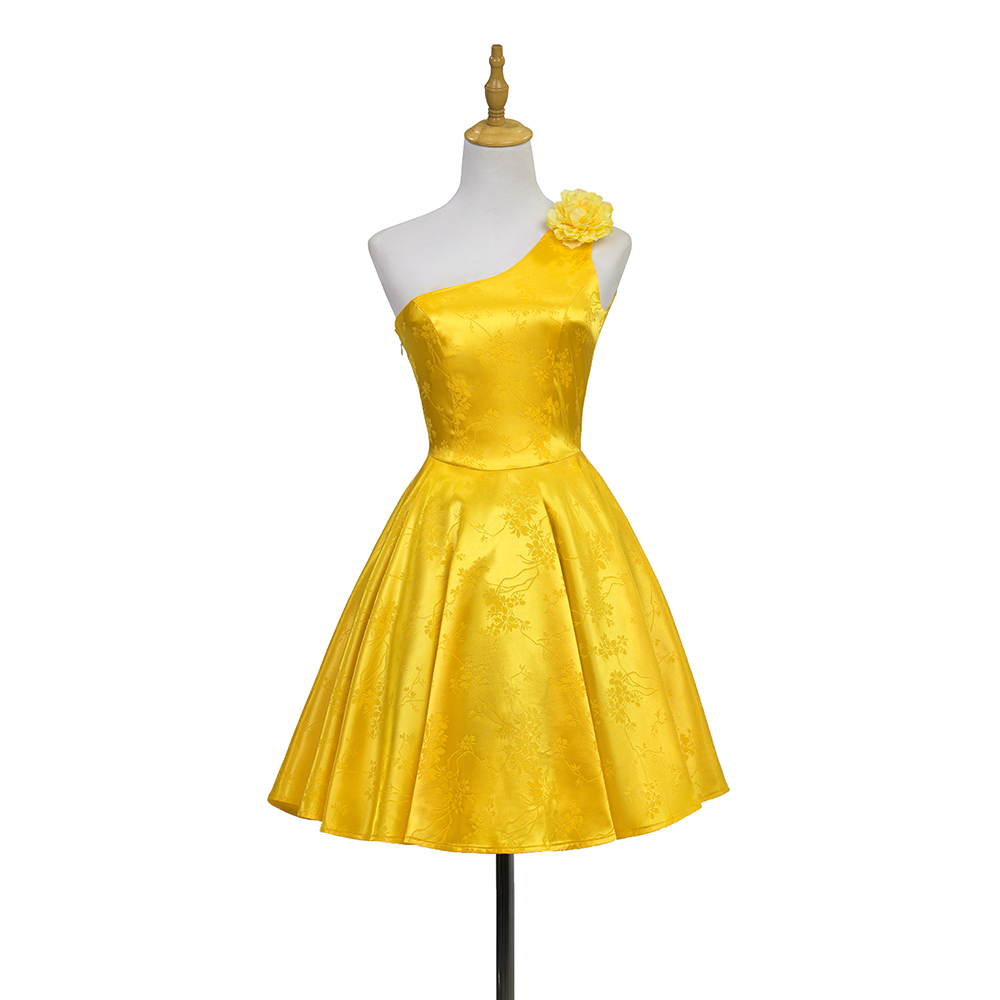Licensed Zootopia 2 Judy Hopps Yellow Cocktail Dress and Skirt Cosplay Outfit Costume Set - Cosplee