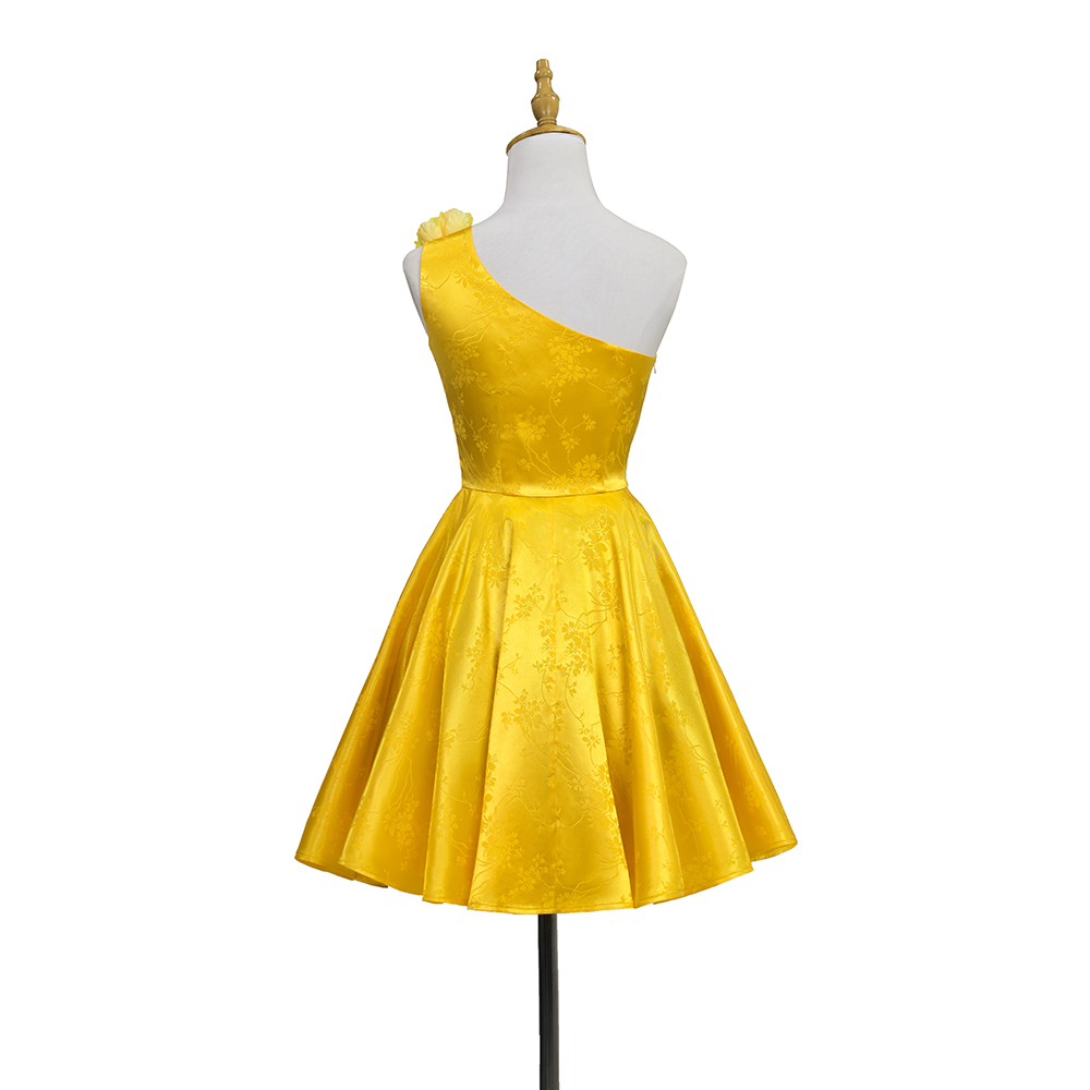 Licensed Zootopia 2 Judy Hopps Yellow Cocktail Dress and Skirt Cosplay Outfit Costume Set - Cosplee