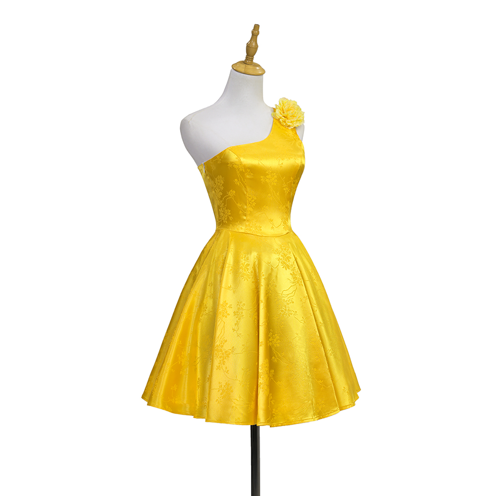 Licensed Zootopia 2 Judy Hopps Yellow Cocktail Dress and Skirt Cosplay Outfit Costume Set - Cosplee