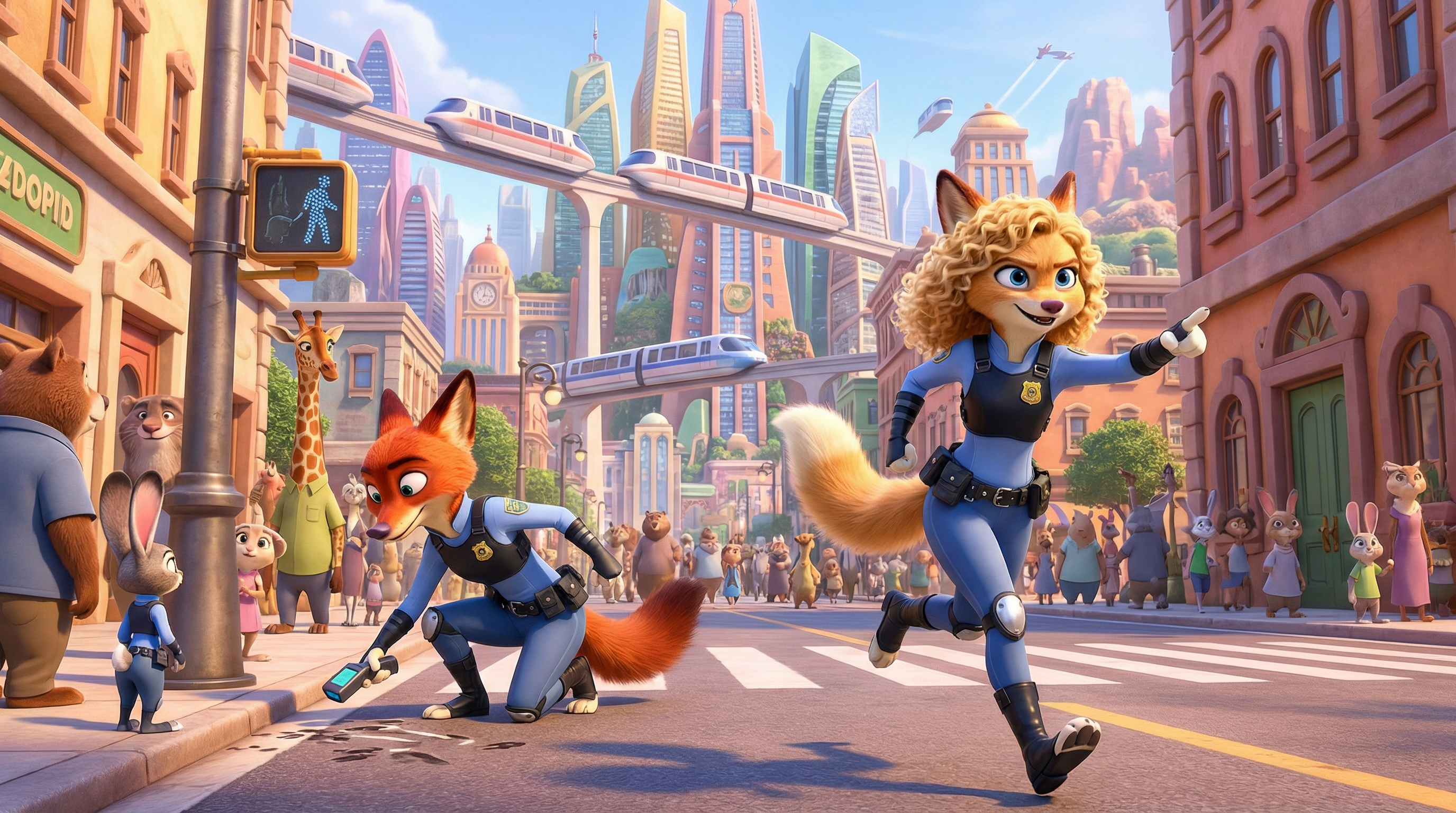 Zootopia Cotton Tail Rabbit Judy Hopps - Full Movie Character Set