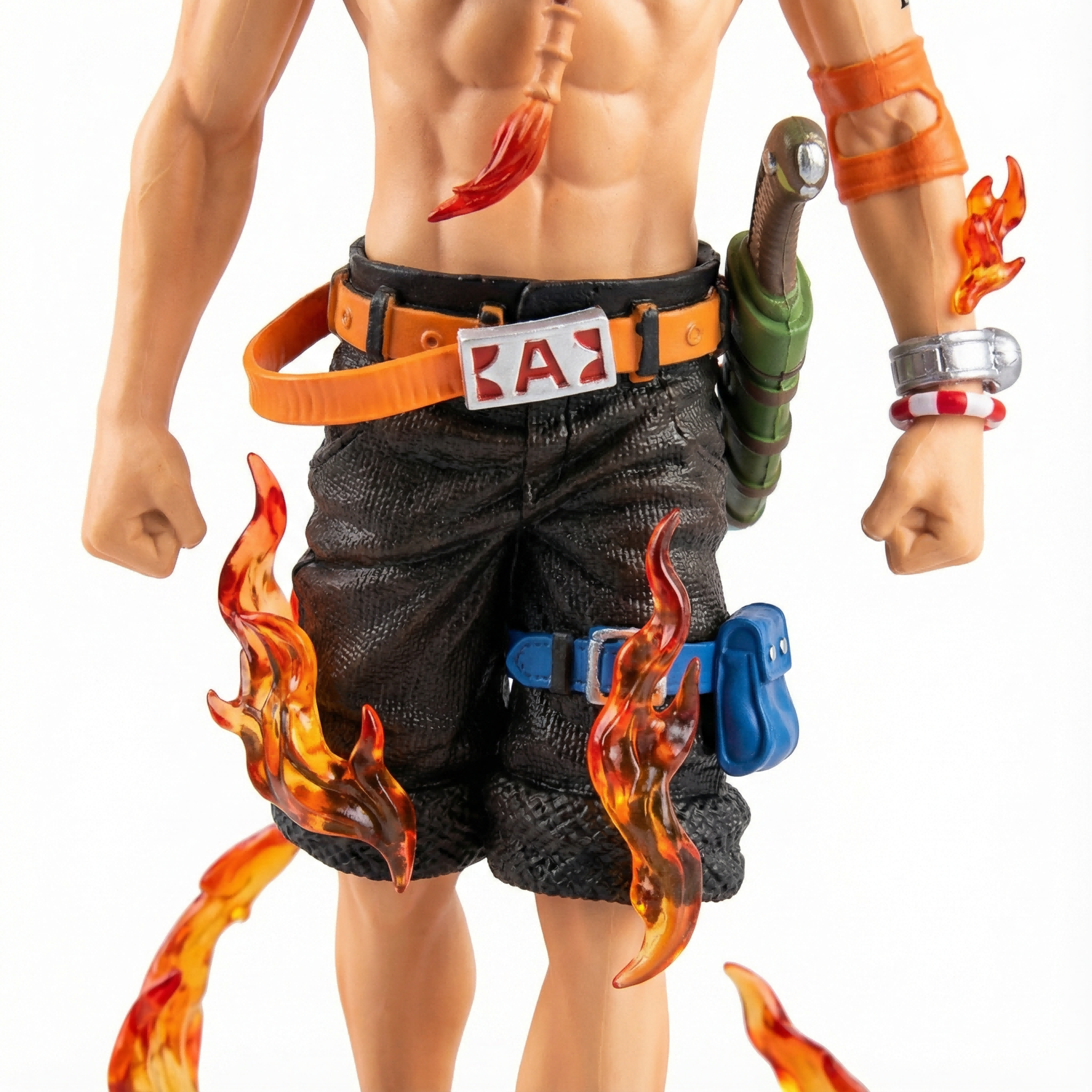 One Piece Three Brothers Ace with Cross Arms Action Figure Statue PVC Collectible Model - Cosplee