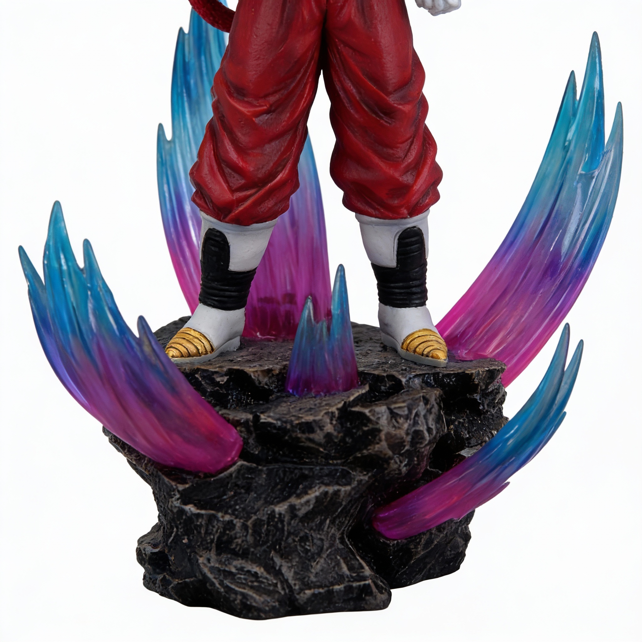 Dragon Ball GT - Super Saiyan 4 Gogeta Dual-Portrait LED Light-Up Diorama Statue - Cosplee