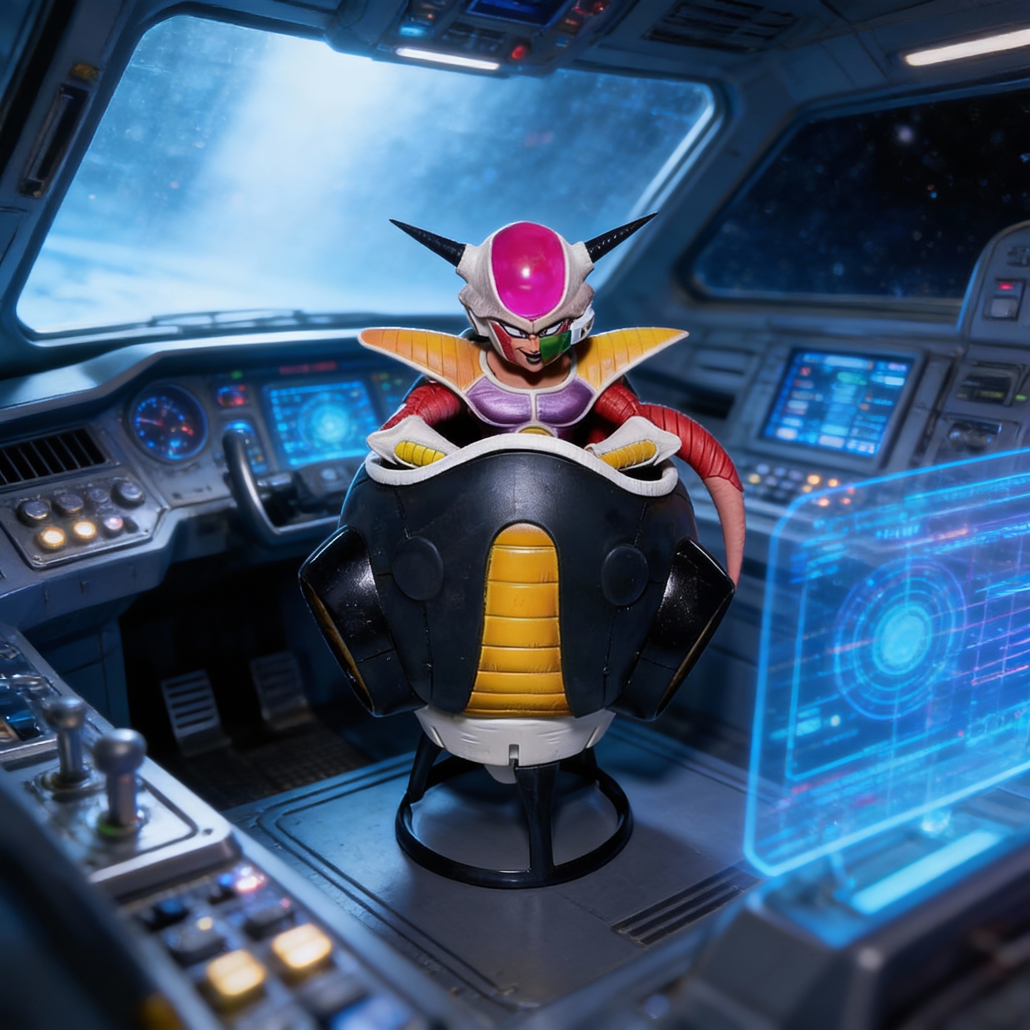 Dragon Ball Z - Frieza's Hover Pod Debut (White Hole Ver.) - Collectible Figure & Diorama - Cosplee