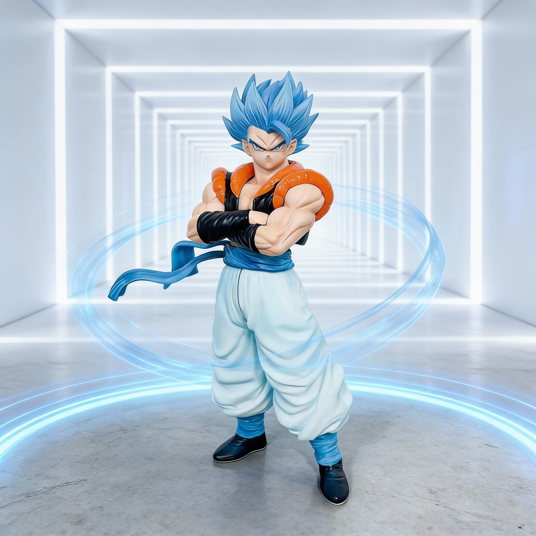 Dragon Ball Super - Interchangeable Super Saiyan & Super Saiyan God SS Vegito Standing Pose (Arms Crossed) - Wholesale Model - Cosplee