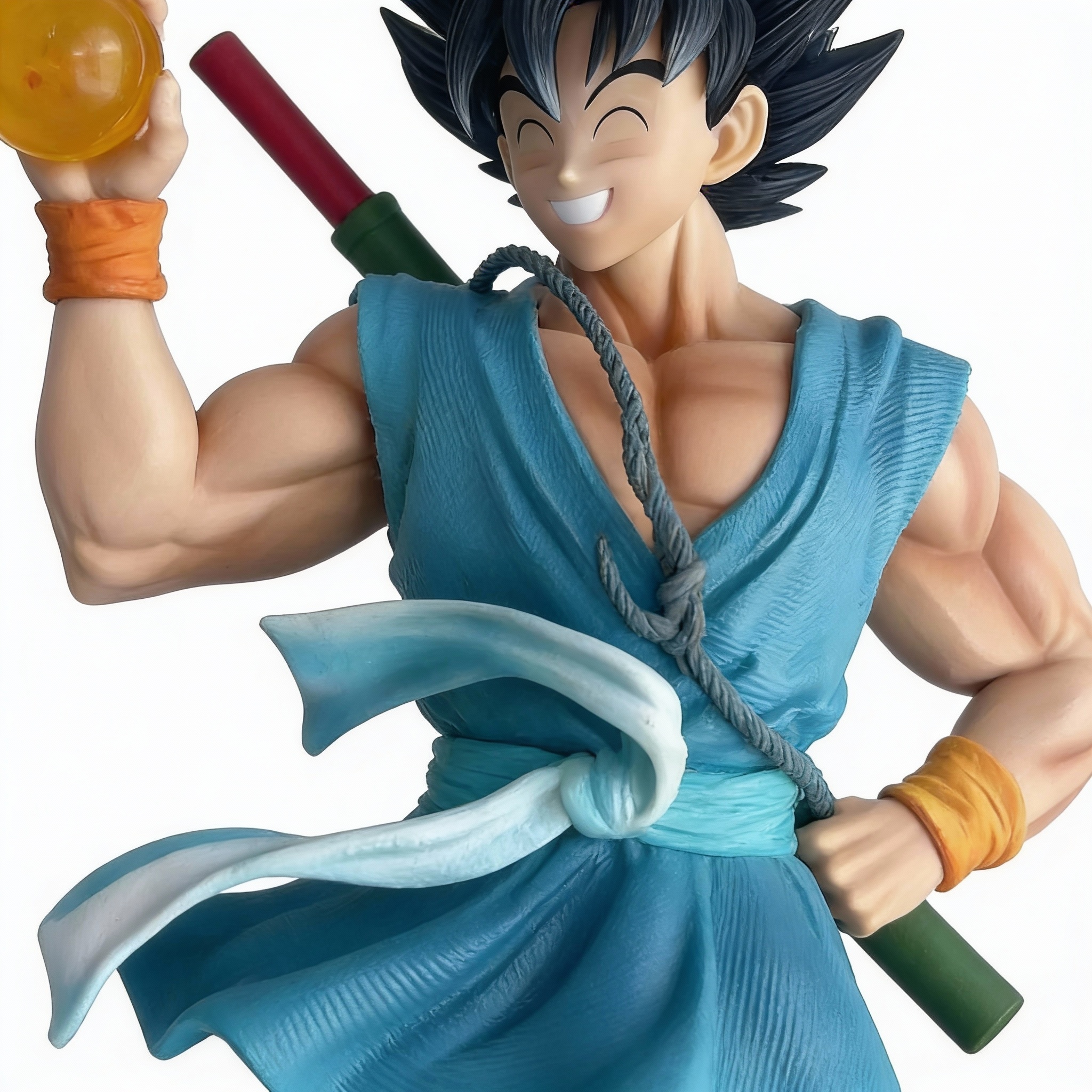 Dragon Ball - Four-Star Ball Goku (Cheerful Laughing Pose) - In-Stock Color Box Collectible Statue - Cosplee