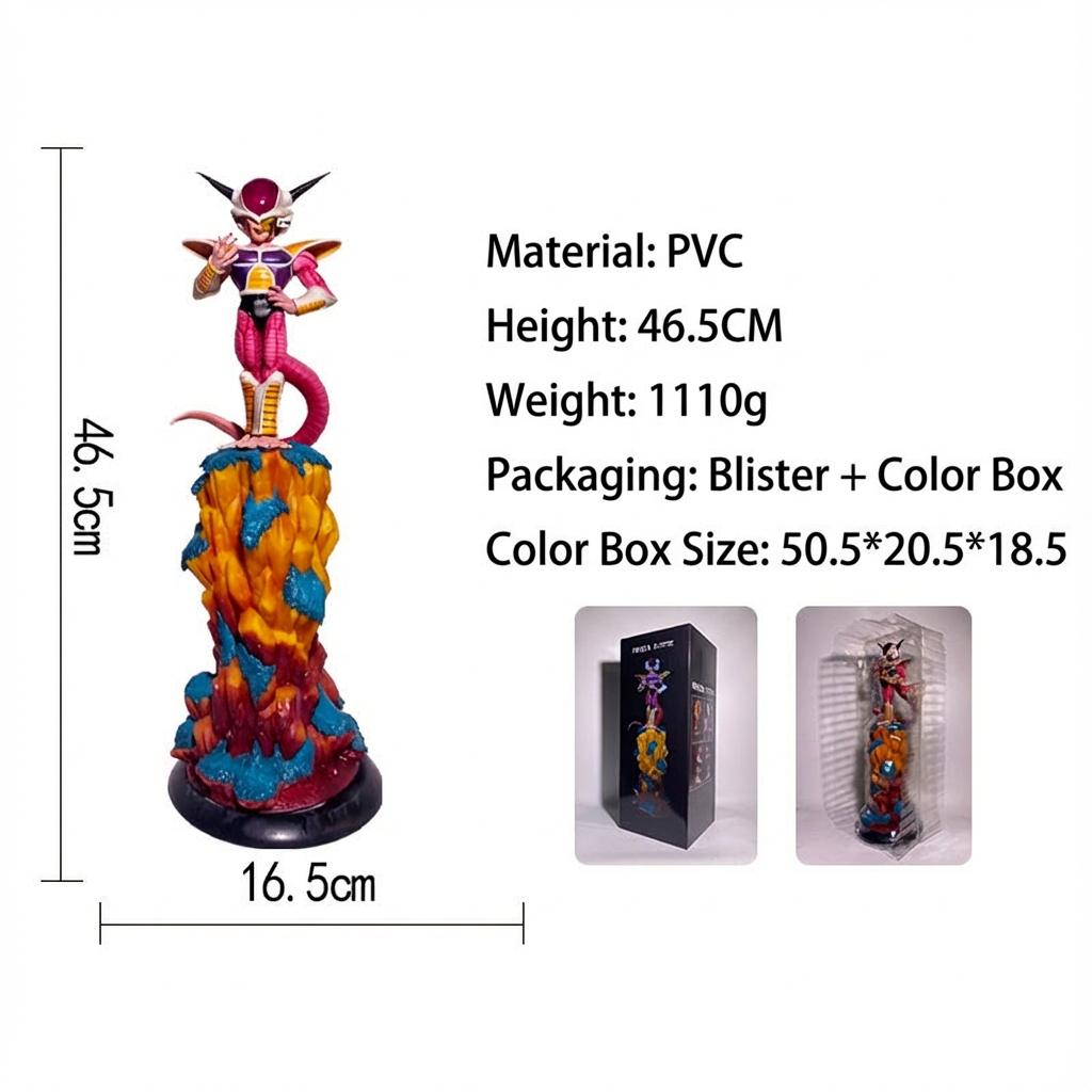 Dragon Ball Z Frieza (First Form) - Planet Namek & White Hole Diorama Base - 530,000 Battle Power Statue - Cosplee