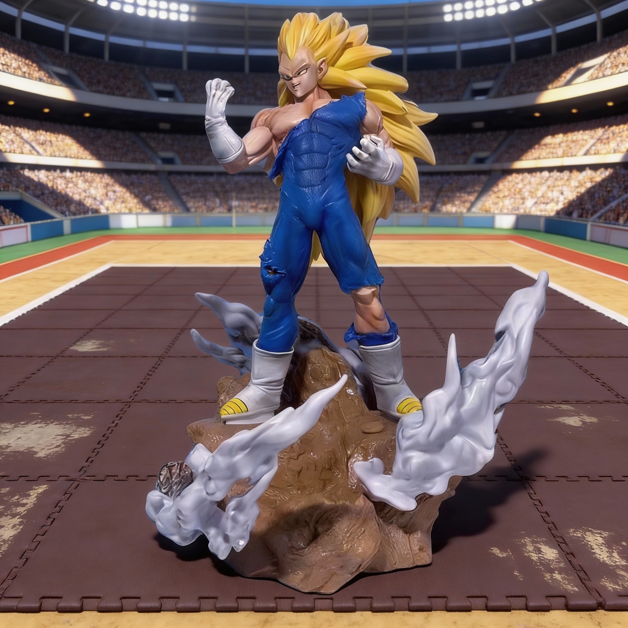 Dragon Ball Z Kylin Series - Super Saiyan 3 Goku & Super Saiyan 2 Vegeta Premium Statue Set - Cosplee