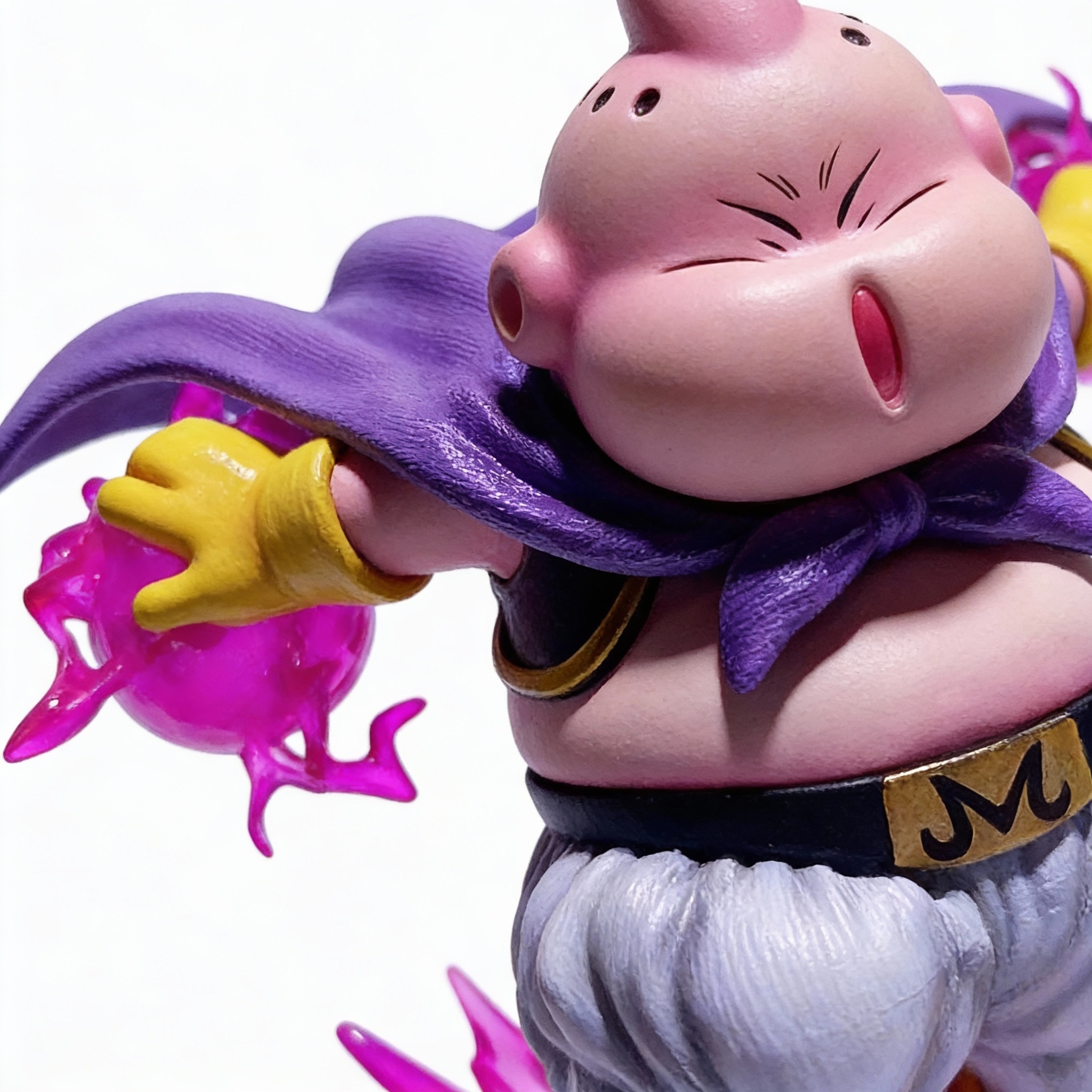 Dragon Ball Z Majin Buu (Fat Buu) Power Unleashed - Deluxe Version with LED Light-Up Base & Figure - Cosplee