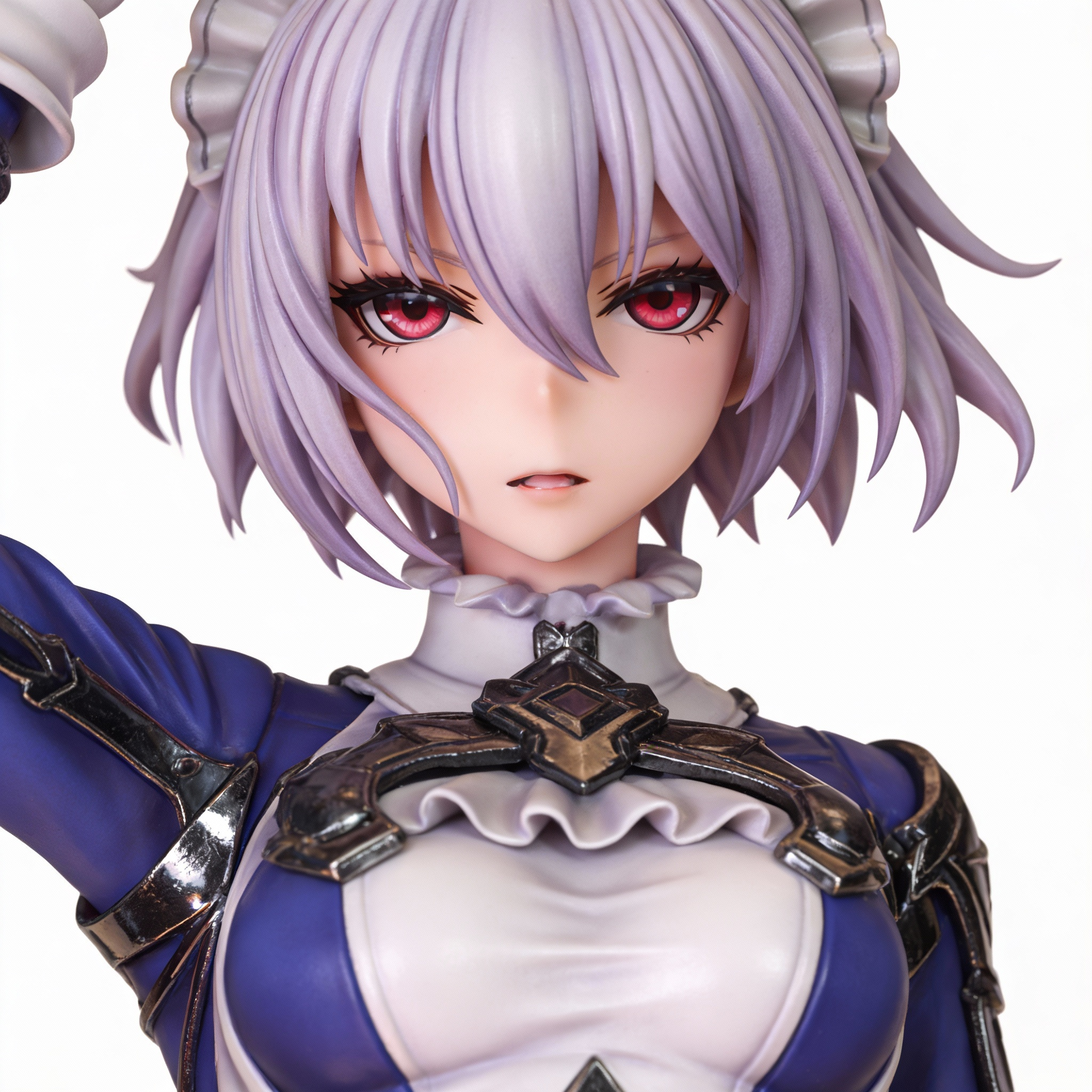 New Edition Touhou Project Sakuya Izayoi Figure - Short Hair Scarlet Devil Maid PVC Anime Statue - Cosplee