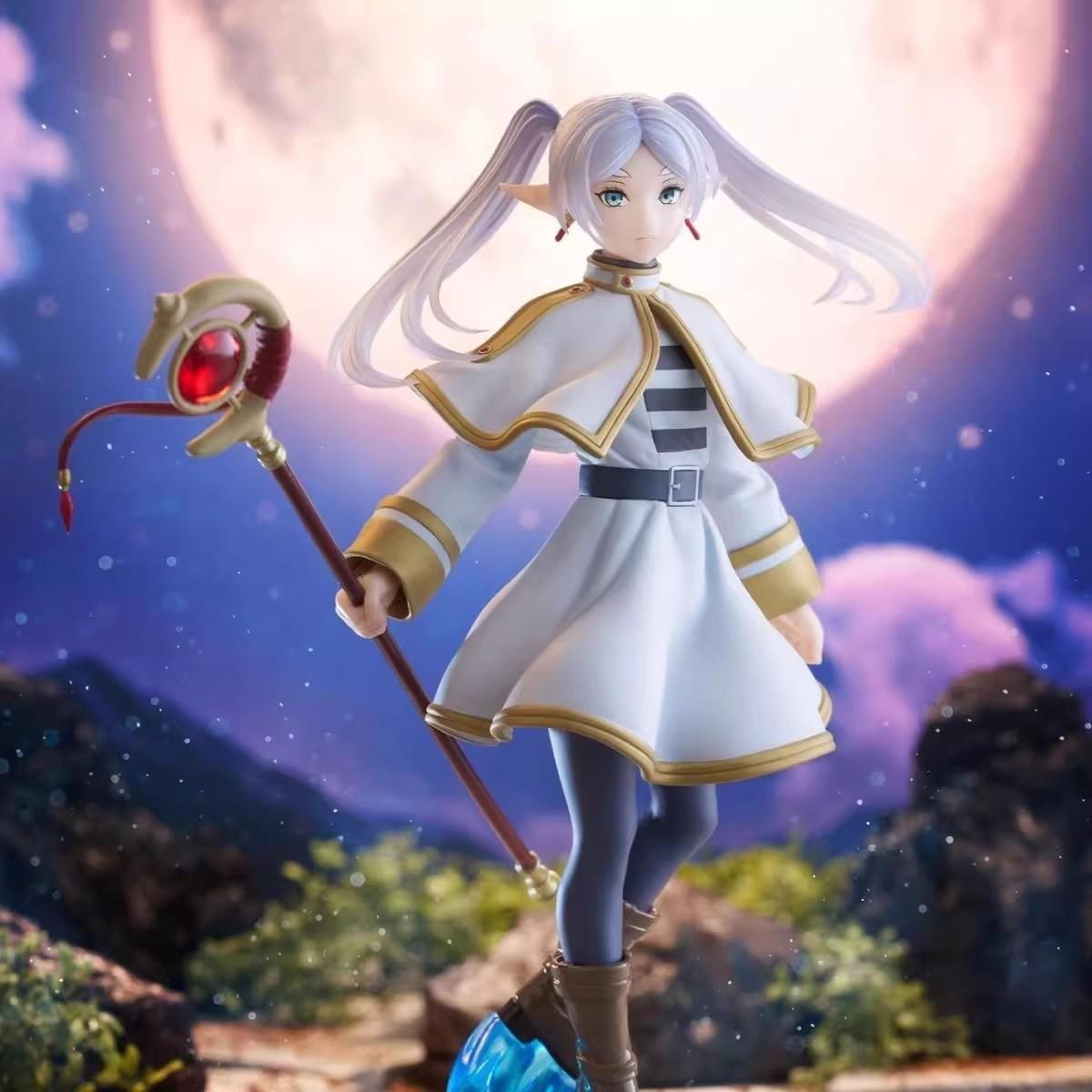 Frieren: Beyond Journey's End Anime Figure - Frieren Elf Mage Desktop Collectible Statue - Cosplee