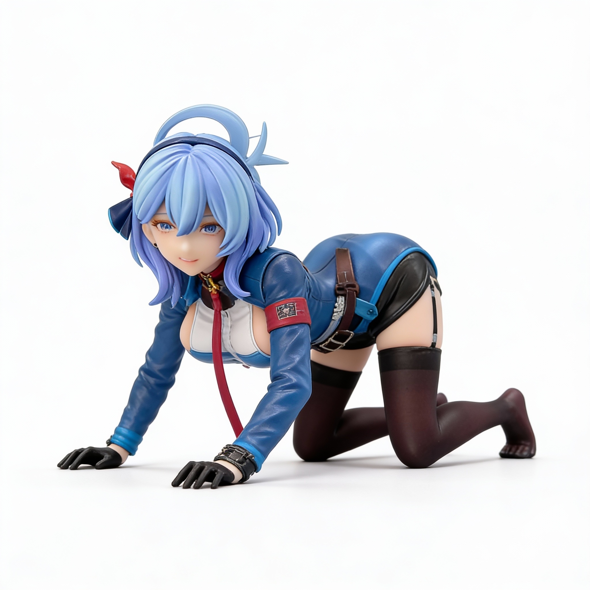 Lying Down Ameame Ako Figure - Halo Anime Model Cute Girl Collectible Statue Gift - Cosplee