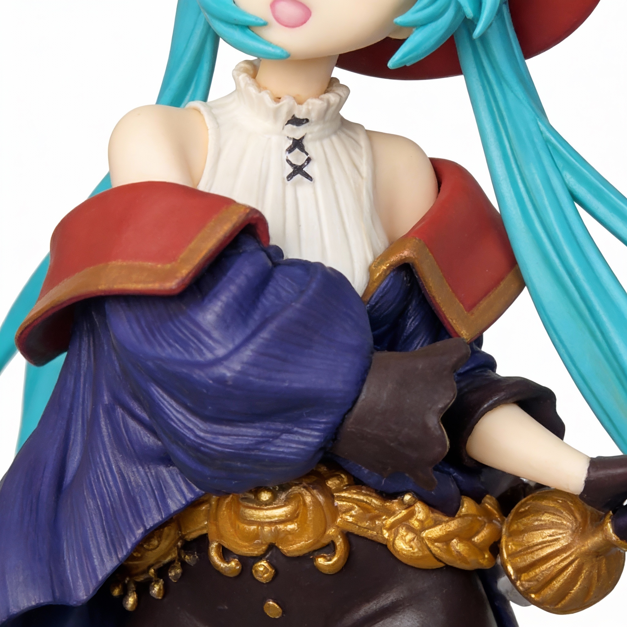 Hatsune Miku Figure - Fairy Tale Wonderland Puss in Boots Anime Statue Desktop Decoration Gift - Cosplee