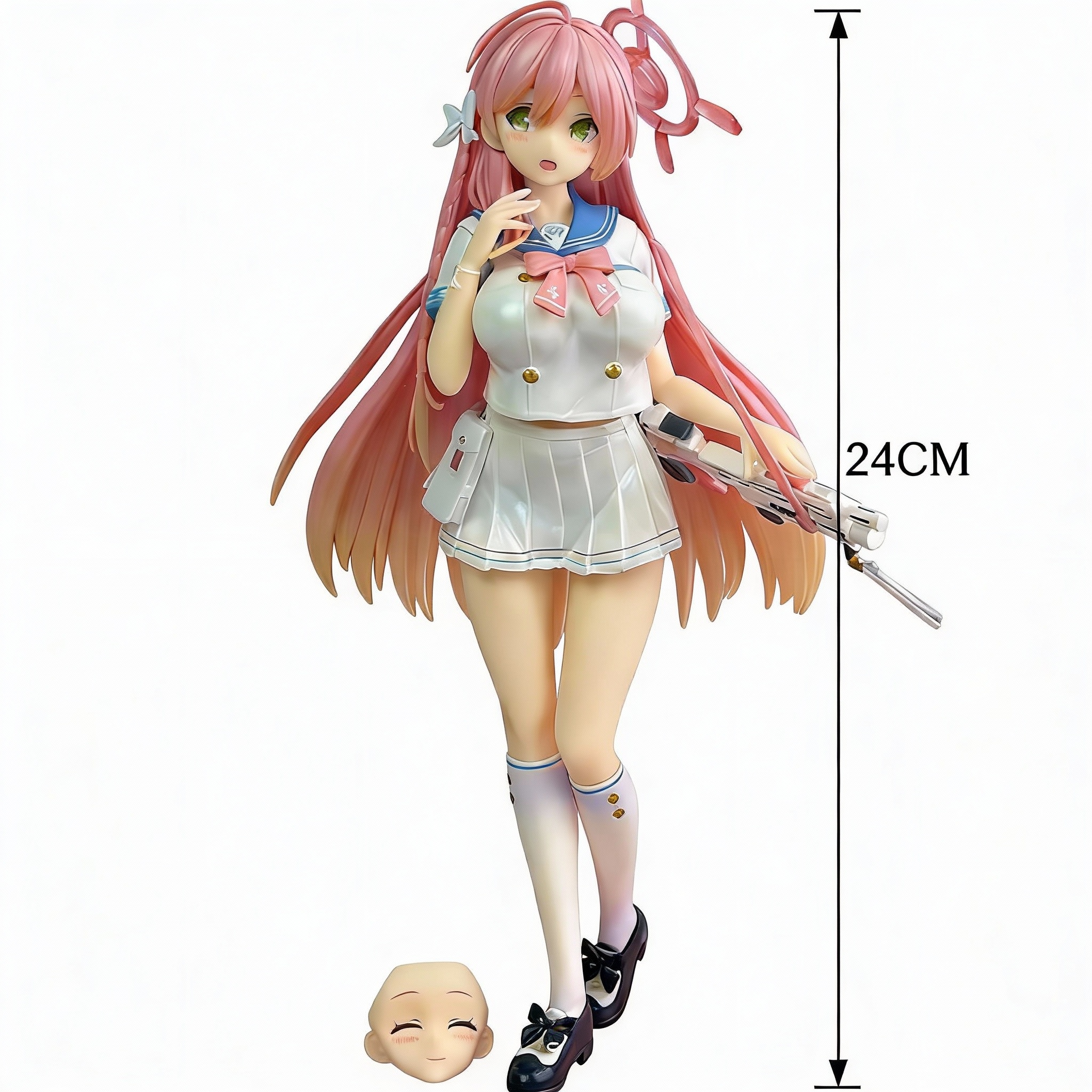 Hanako Minagawa with Gun Figure - Cute & Detailed Anime Mecha Model Toy - Cosplee