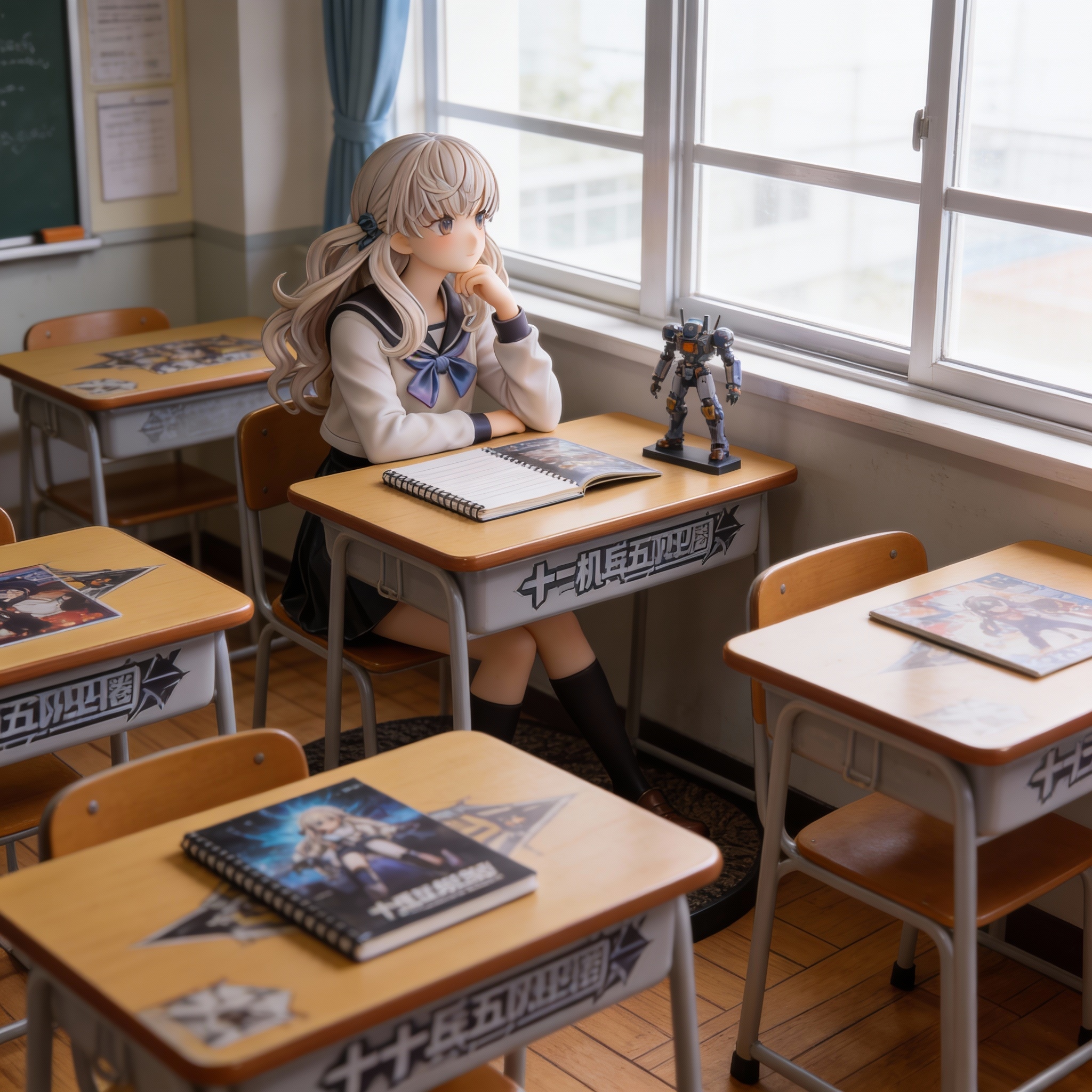 Winter Hill Misora Figure - 13 Sentinels: Aegis Rim Anime Game Collectible - Cosplee