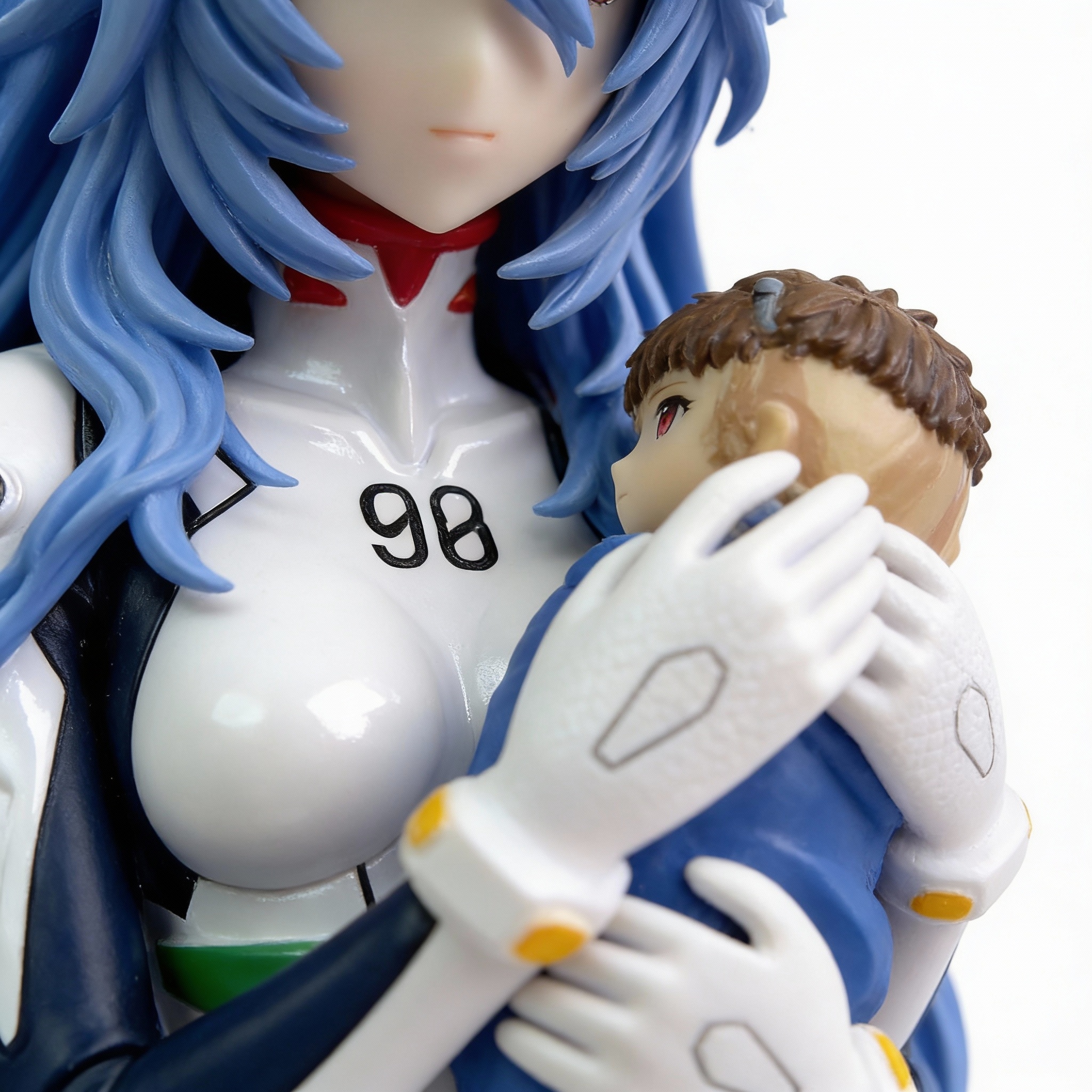 Evangelion Figure - New Movie Long Hair Rei Ayanami Anime Model Statue Collectible Gift - Cosplee