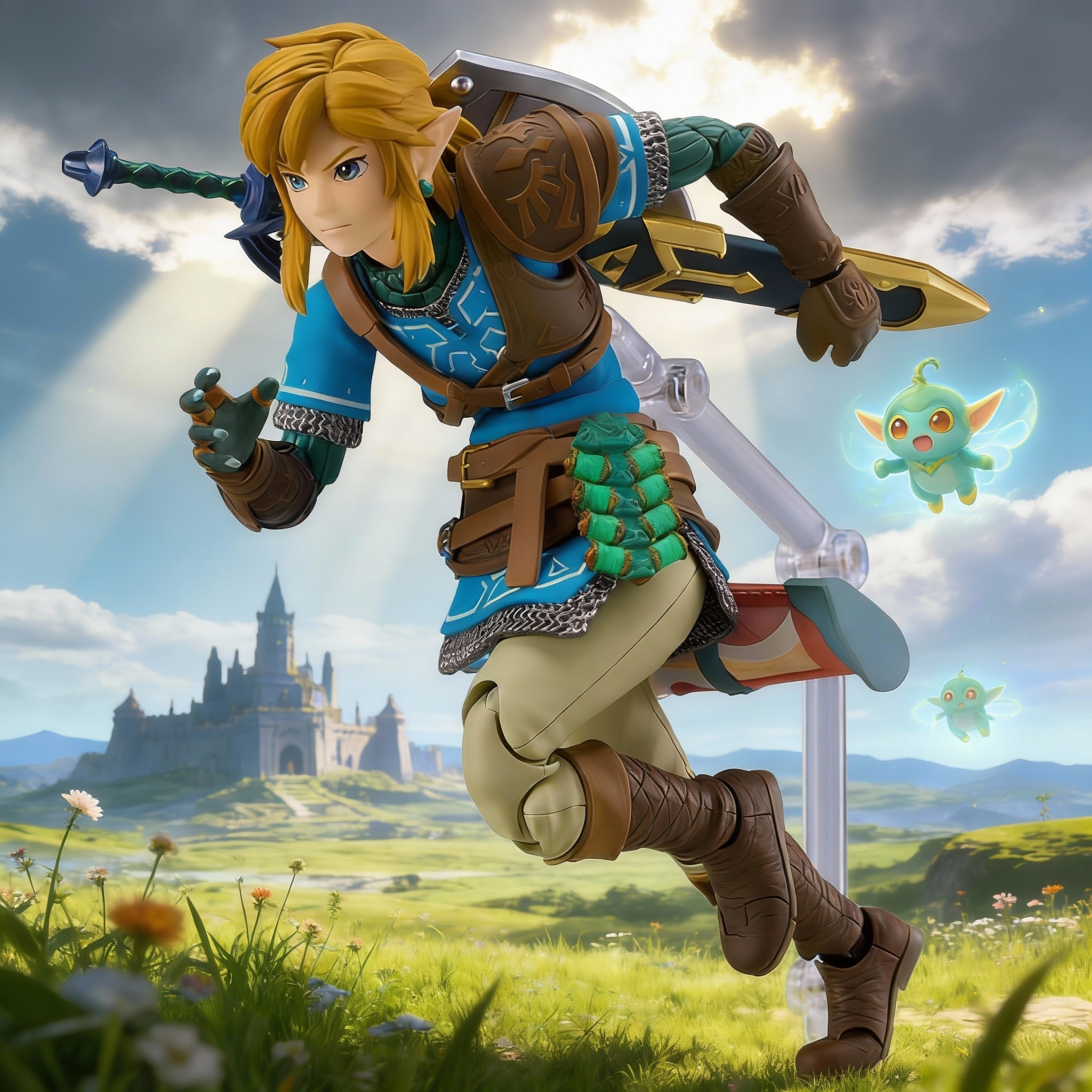 The Legend of Zelda: Figma #626 Link - Breath of the Wild & Tears of the Kingdom Articulated Action Figure - Cosplee