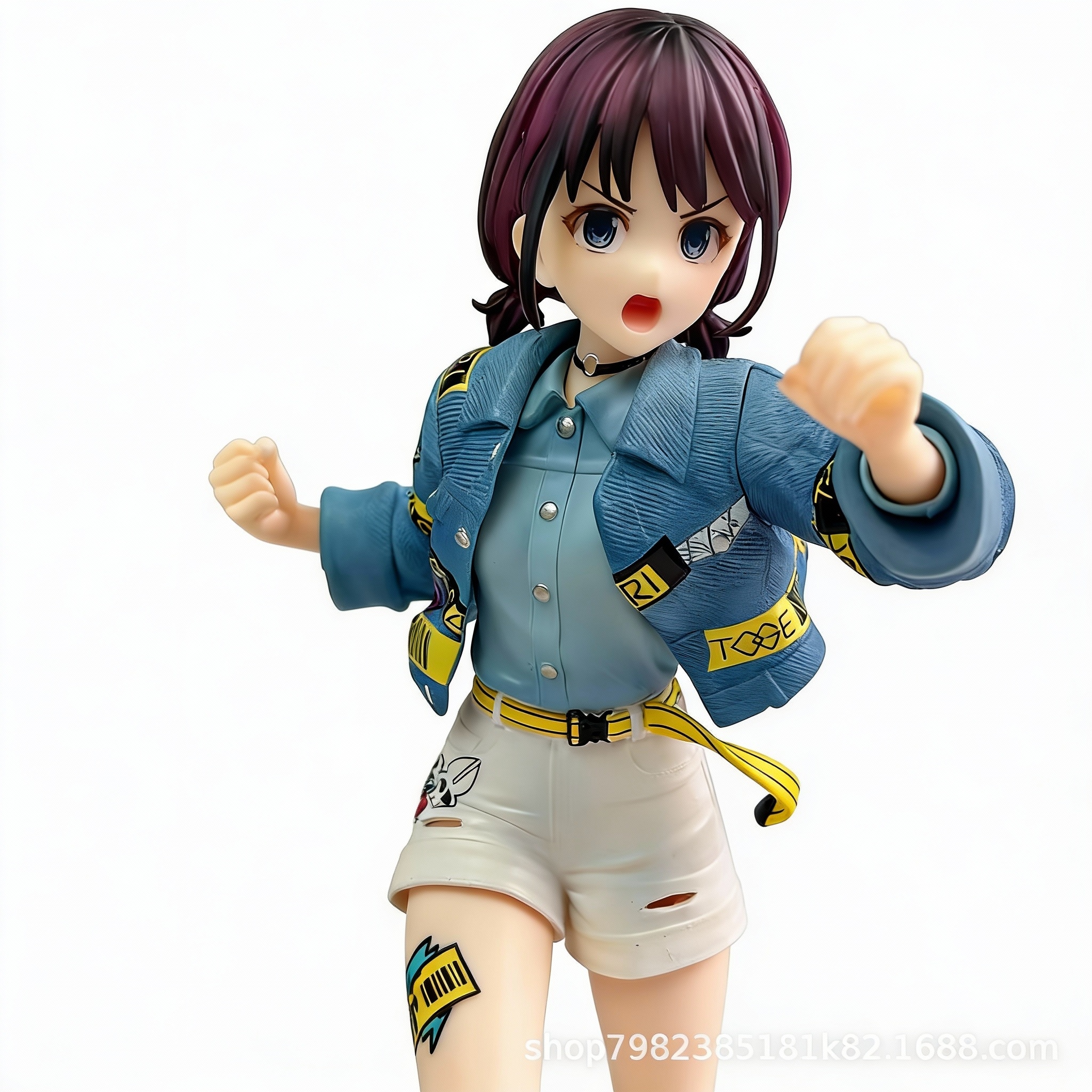 Aoi Serina Figure - MyGO!!!!! Band Performance Anime Figure with Microphone - Cosplee