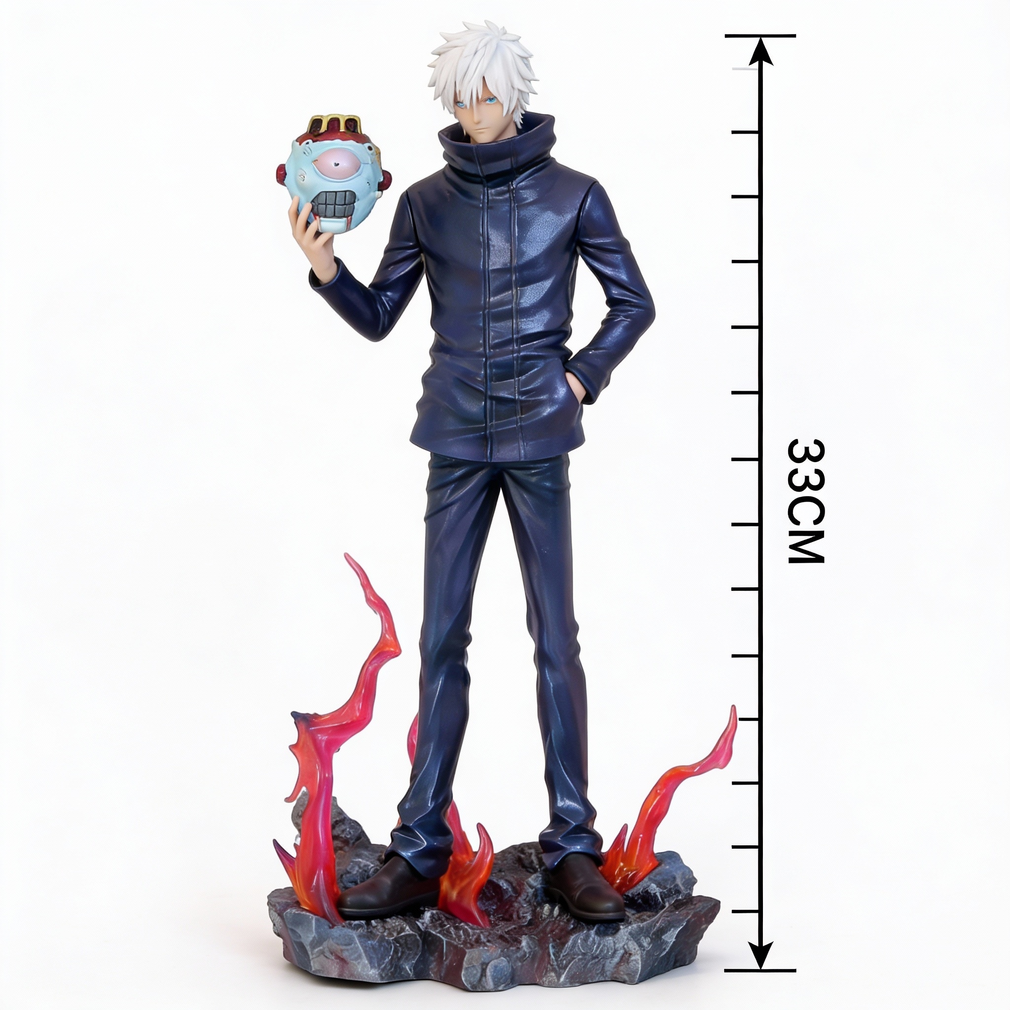 Jujutsu Kaisen LX Meteorite Gojo Satoru Figure - Dual Portrait Sorcerer Teacher Collector Statue - Cosplee