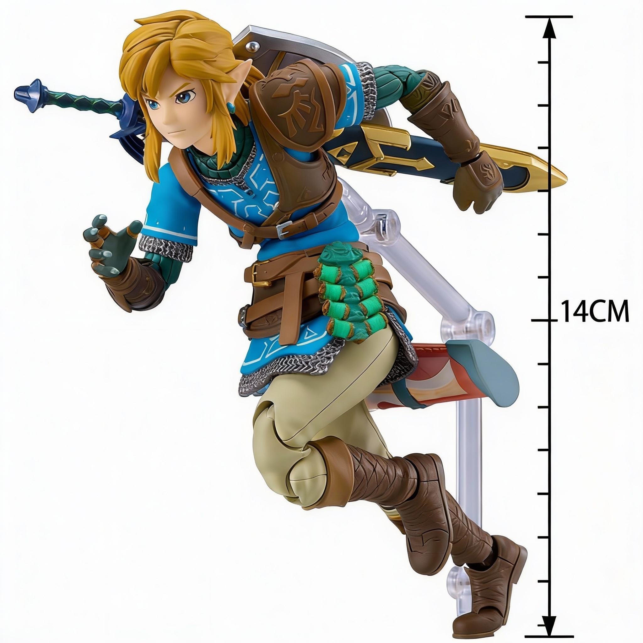 The Legend of Zelda: Figma #626 Link - Breath of the Wild & Tears of the Kingdom Articulated Action Figure - Cosplee