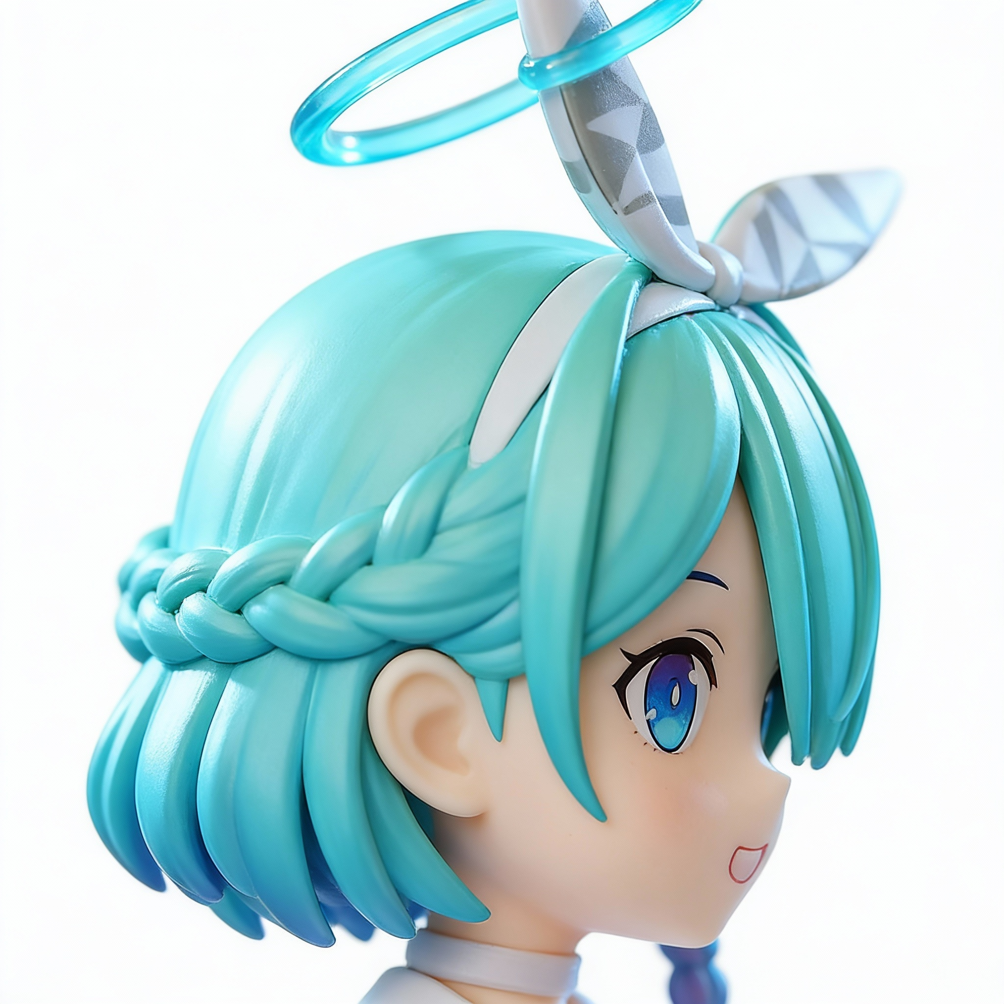 Sailor Uniform Arona Cute Anime Figure - Instant Noodles Press & Sitting Pose Model Collectible - Cosplee