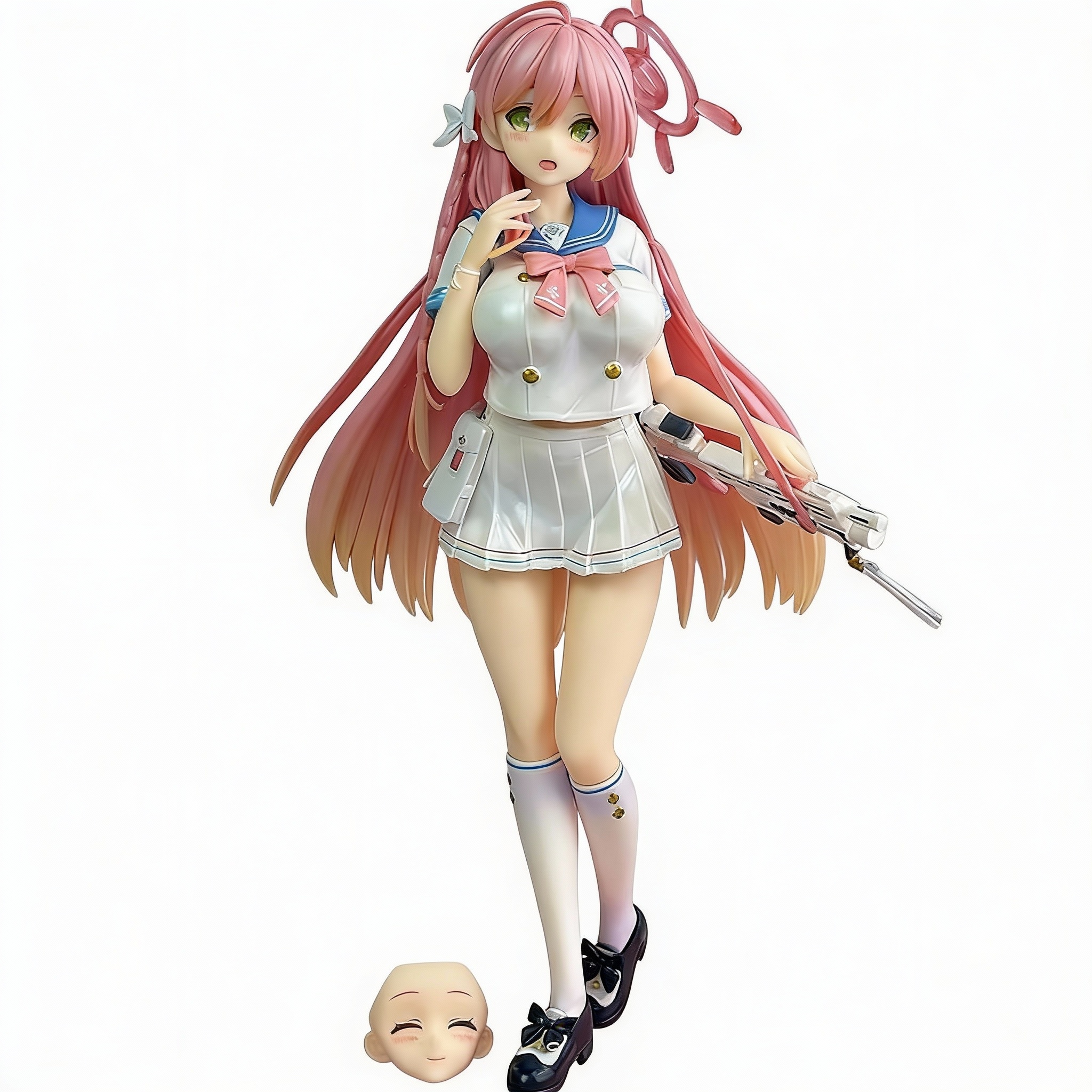 Hanako Minagawa with Gun Figure - Cute & Detailed Anime Mecha Model Toy - Cosplee