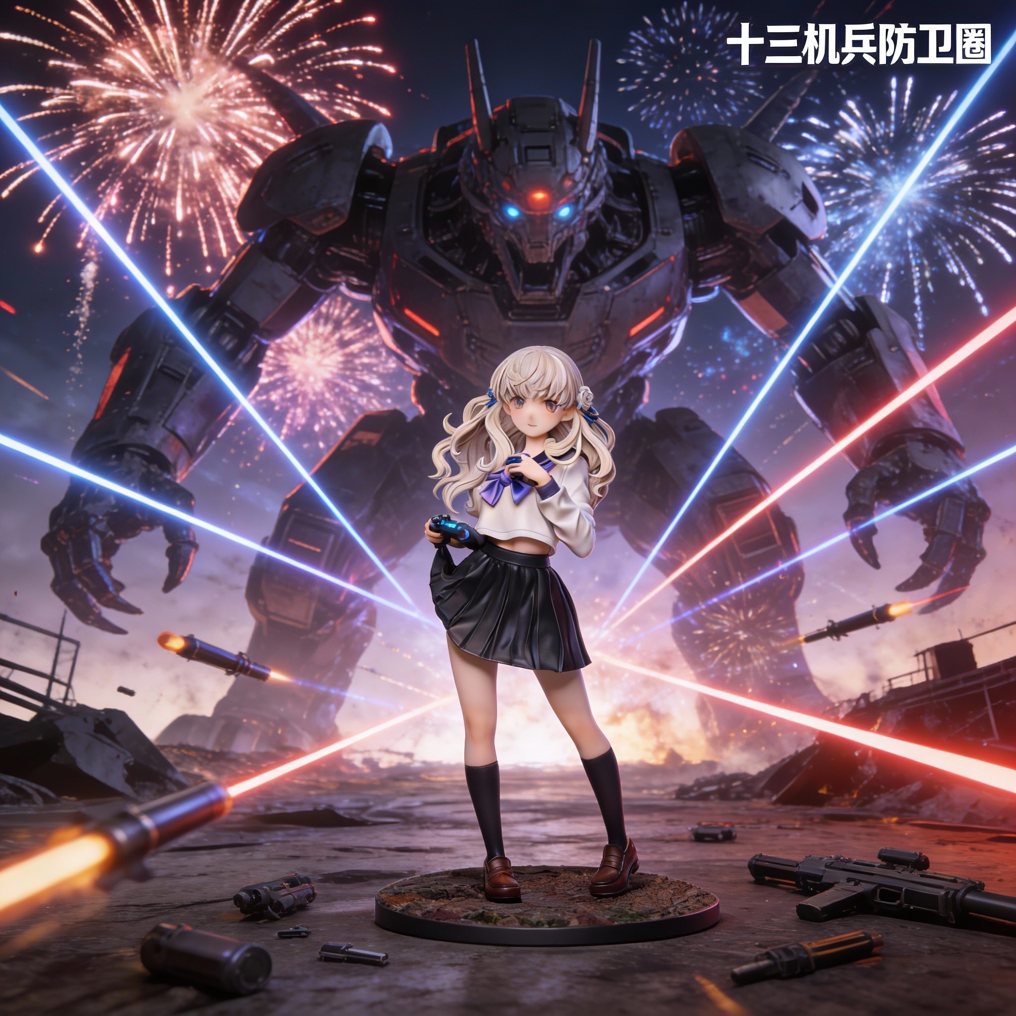 Winter Hill Misora Figure - 13 Sentinels: Aegis Rim Anime Game Collectible - Cosplee