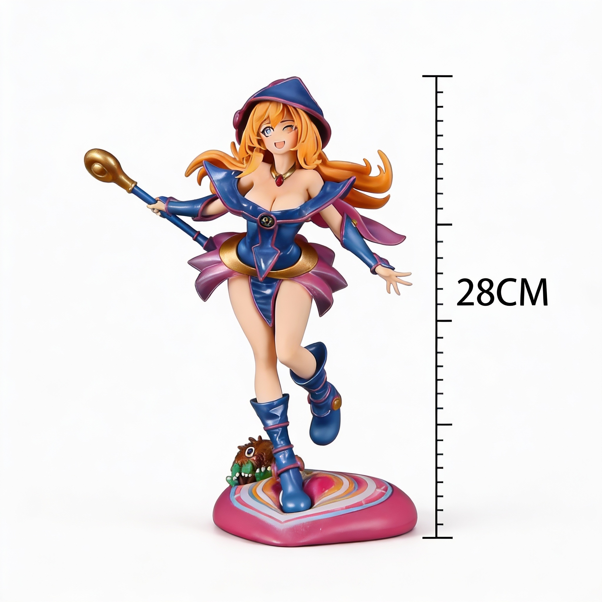 Yu-Gi-Oh! Duel Monsters Dark Magician Girl 2.0 GK Statue - Magic Duel Scene Collector's Edition Boxed Figure - Cosplee