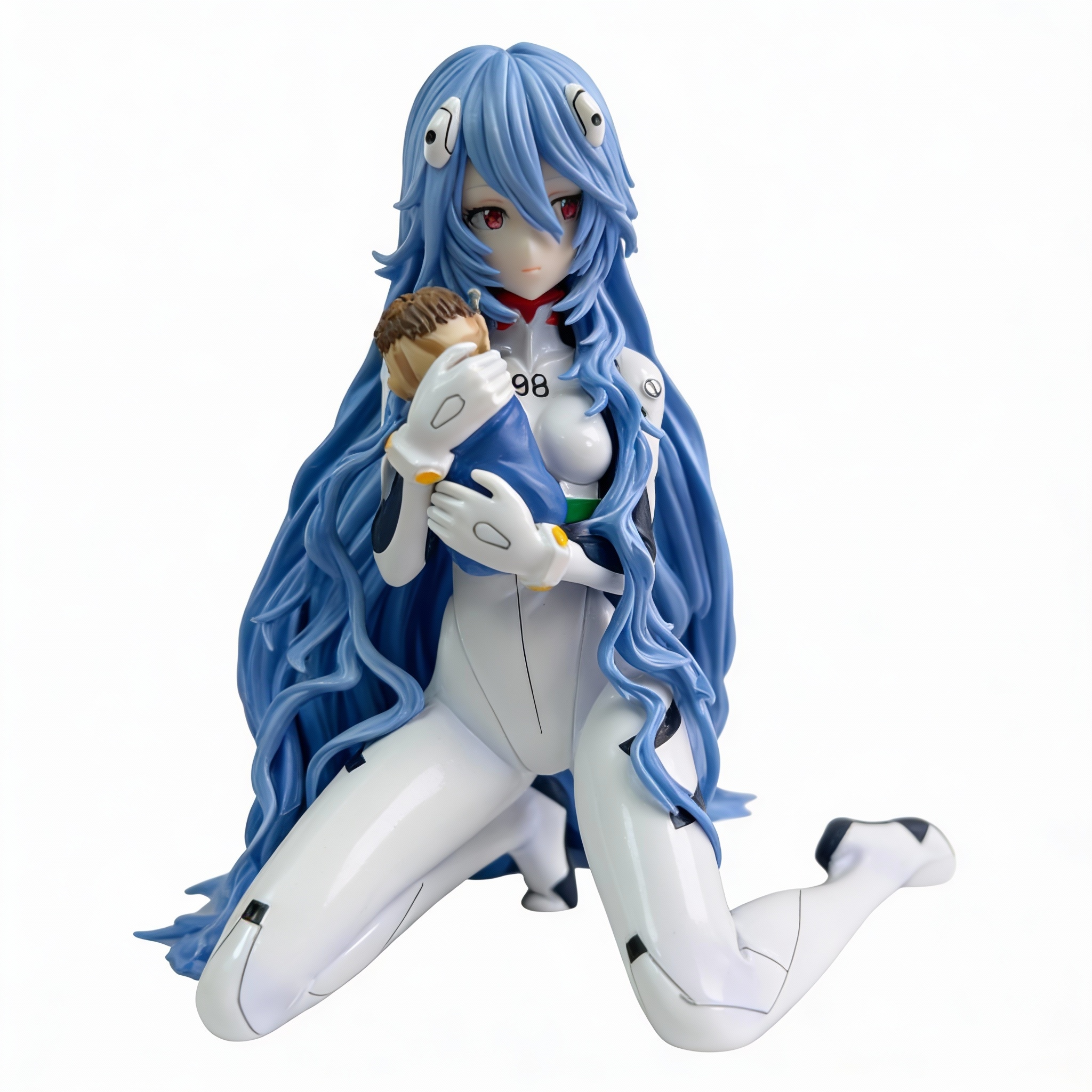 Evangelion Figure - New Movie Long Hair Rei Ayanami Anime Model Statue Collectible Gift - Cosplee