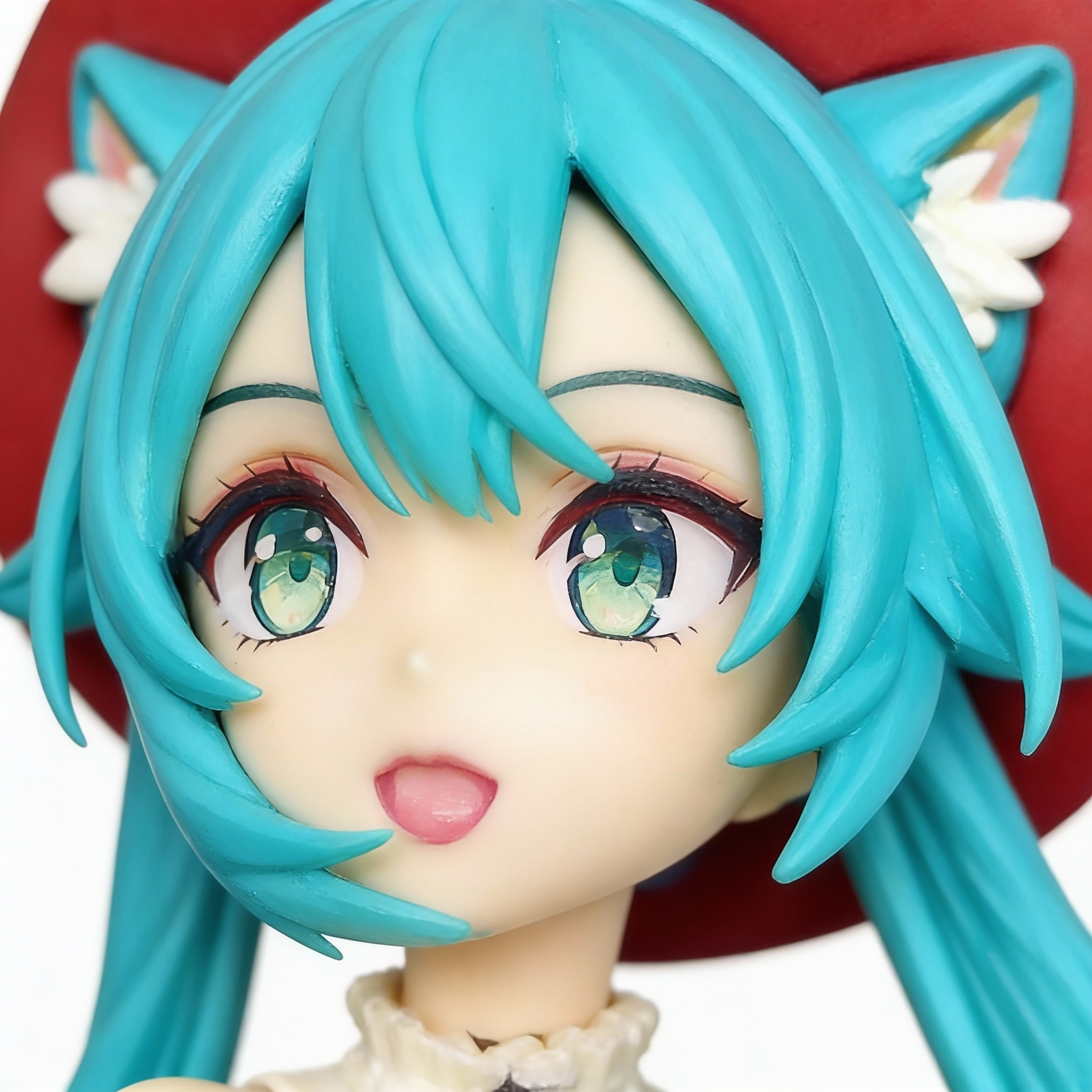 Hatsune Miku Figure - Fairy Tale Wonderland Puss in Boots Anime Statue Desktop Decoration Gift - Cosplee