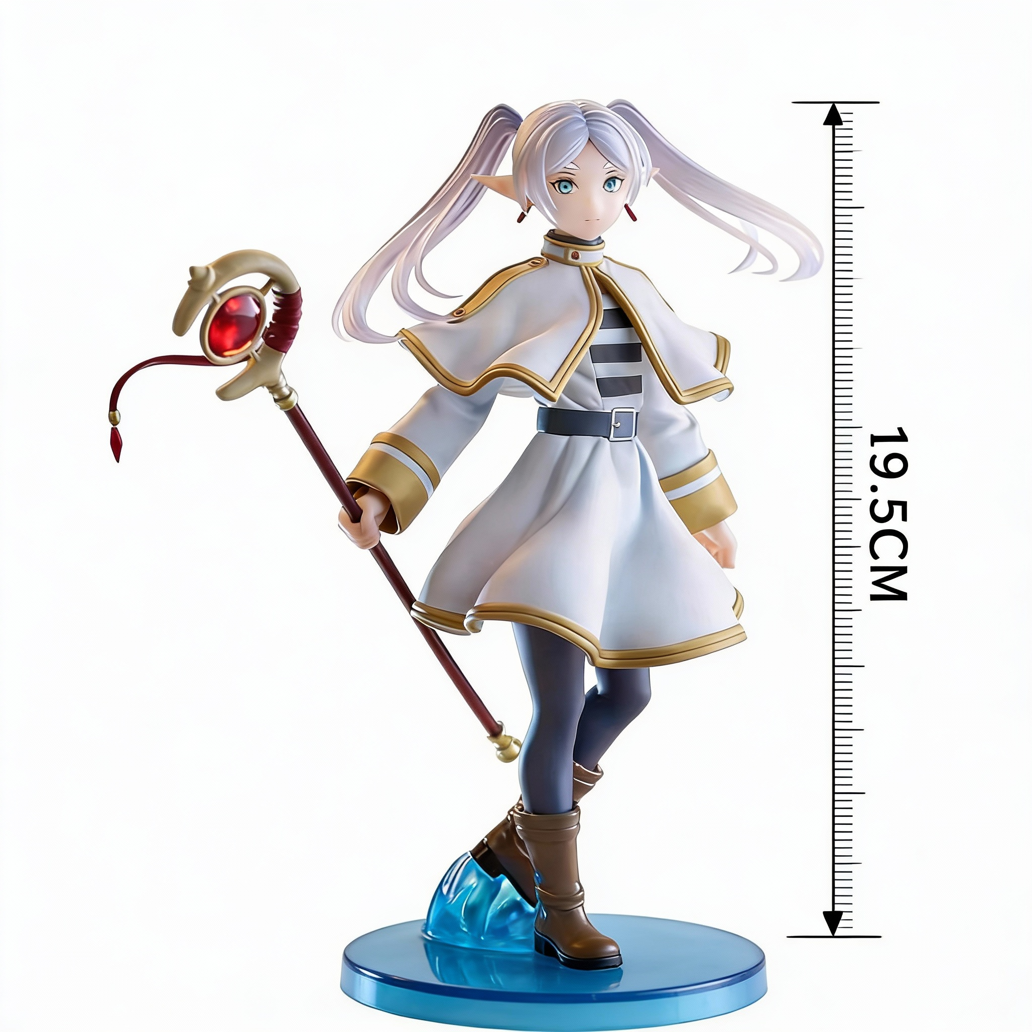 Frieren: Beyond Journey's End Anime Figure - Frieren Elf Mage Desktop Collectible Statue - Cosplee