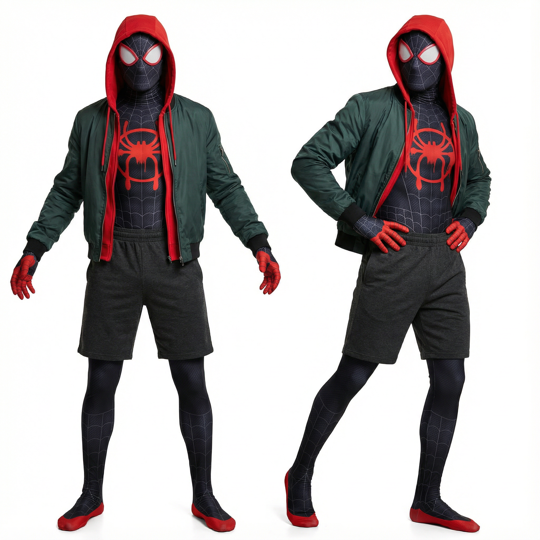 Spider-Man: Into the Spider-Verse - Miles Morales Men's Training Suit - Cosplee