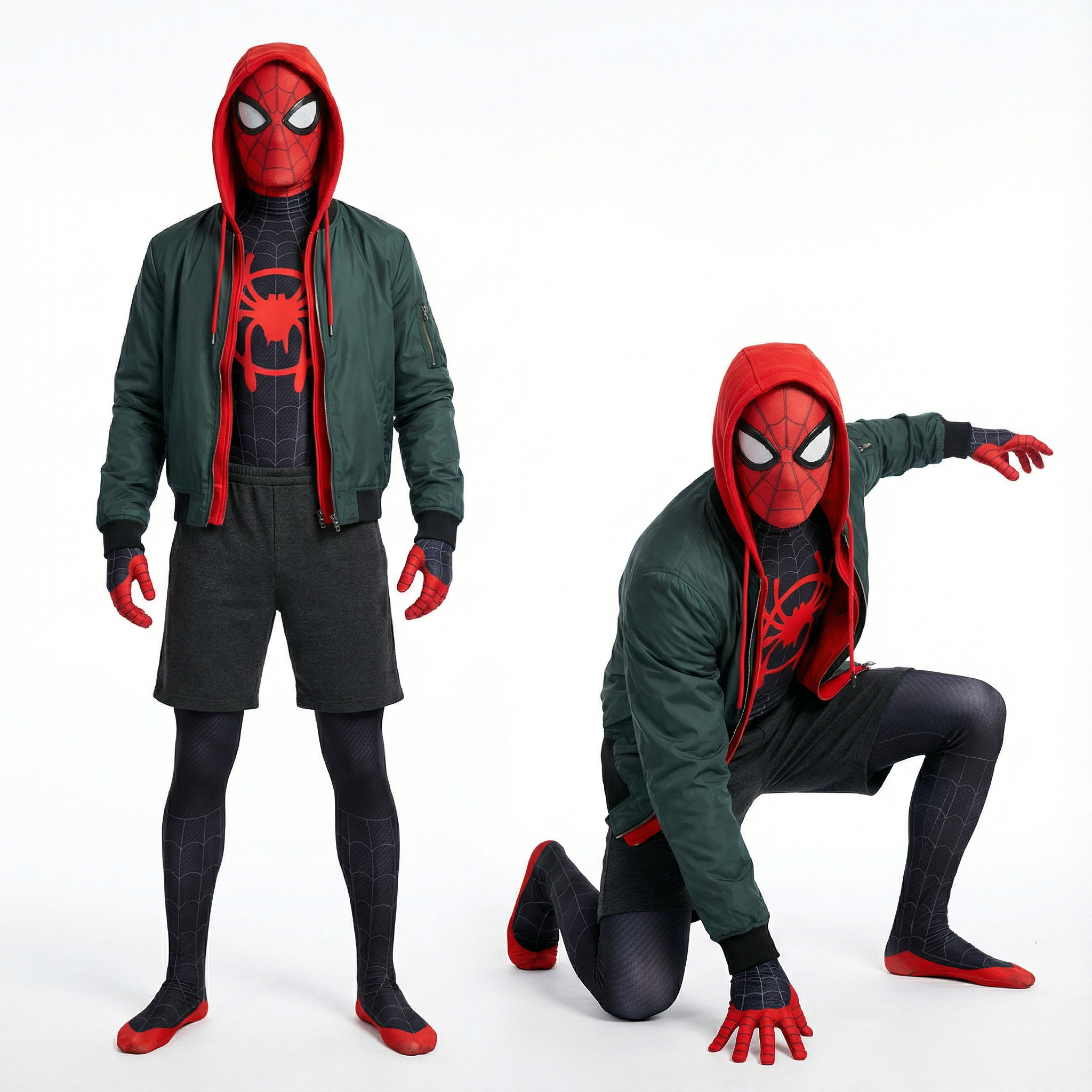 Spider-Man: Into the Spider-Verse - Miles Morales Men's Training Suit - Cosplee