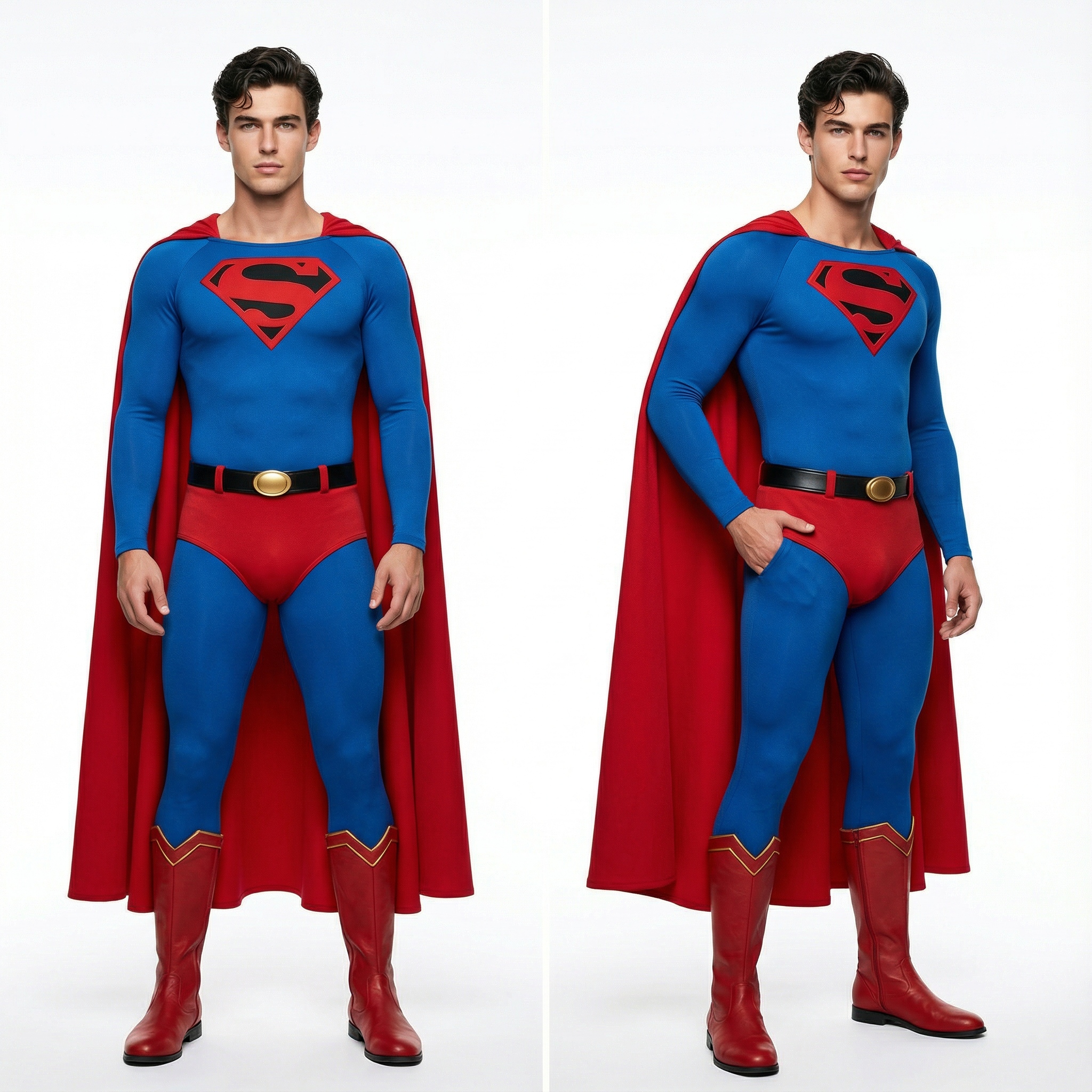DC's Crisis on Infinite Earths - Superman Crossover Suit & Cape Replica - Cosplee