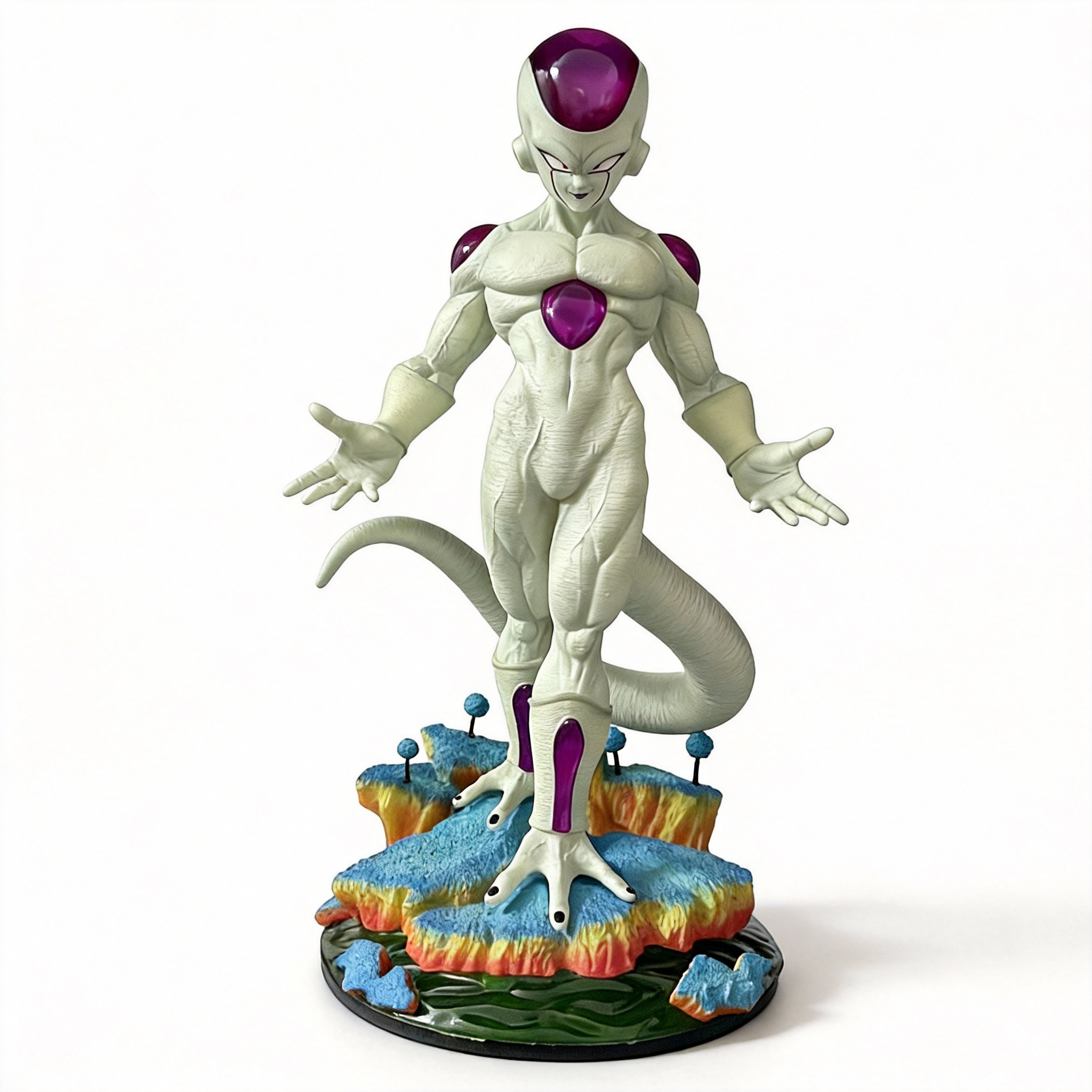 Dragon Ball Z Emperor Frieza Final Form (YS Edition) Resin Statue - Anime Villain Desktop GK Model Collectible - Cosplee