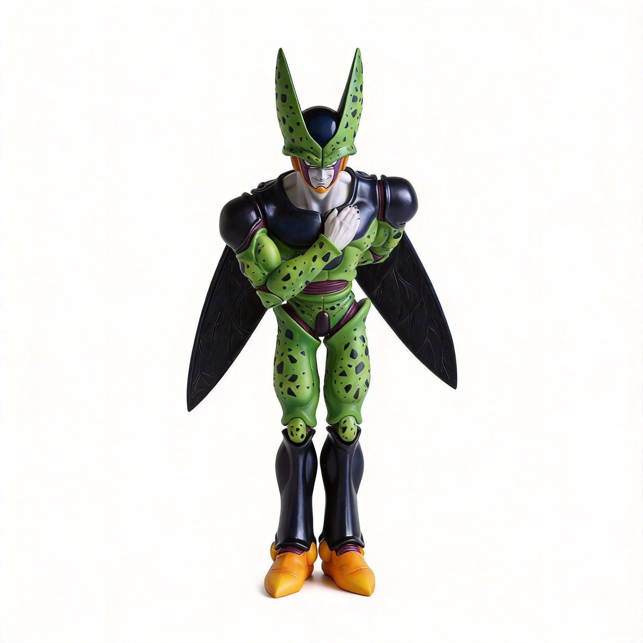 Dragon Ball Z Perfect Cell (FC Version) Bowing Pose Resin Statue - Anime Figure Model Collectible Gift - Cosplee
