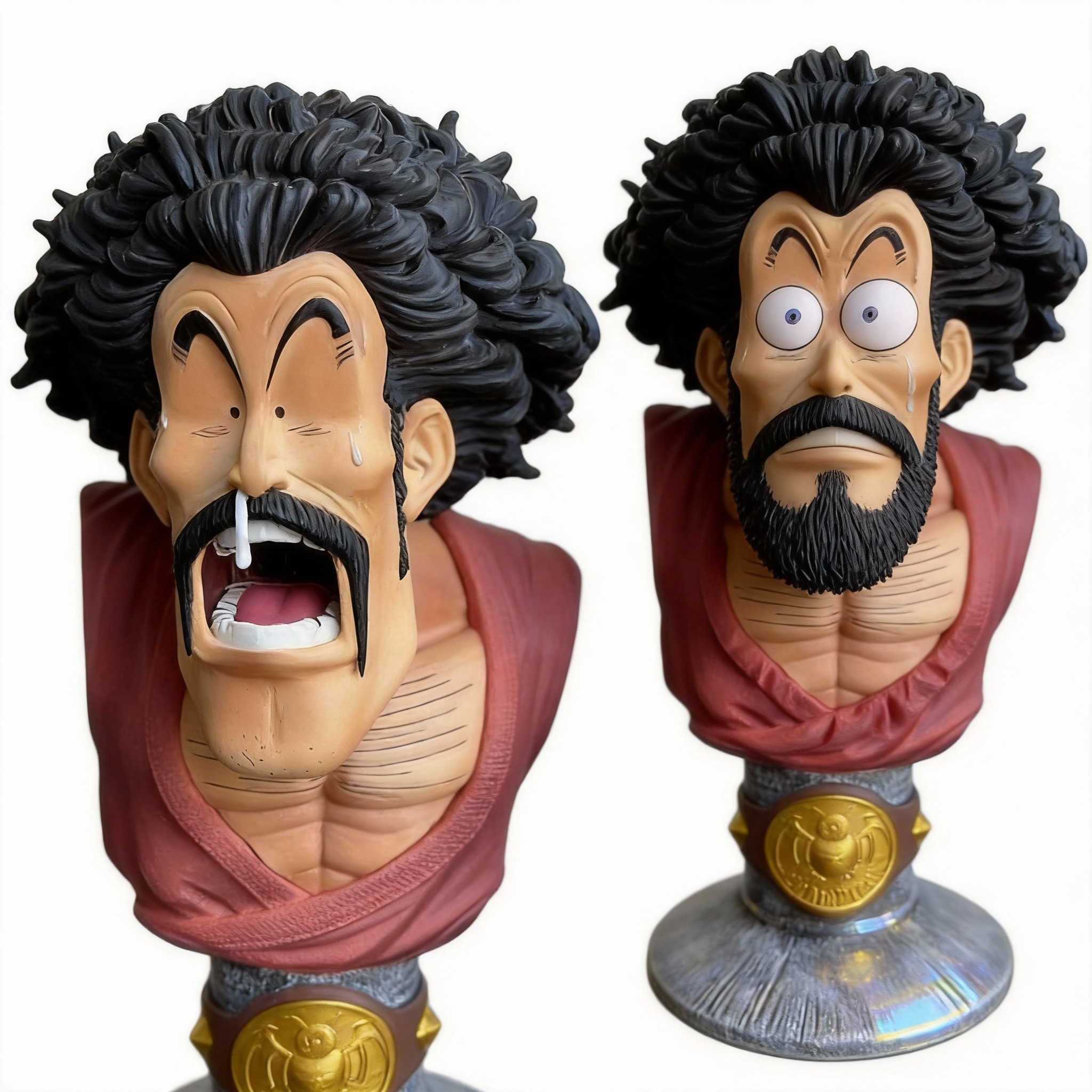 Dragon Ball Z Mr. Satan 18cm Comic Portrait Bust - Series 4 GK Desk Decor Figure - Cosplee