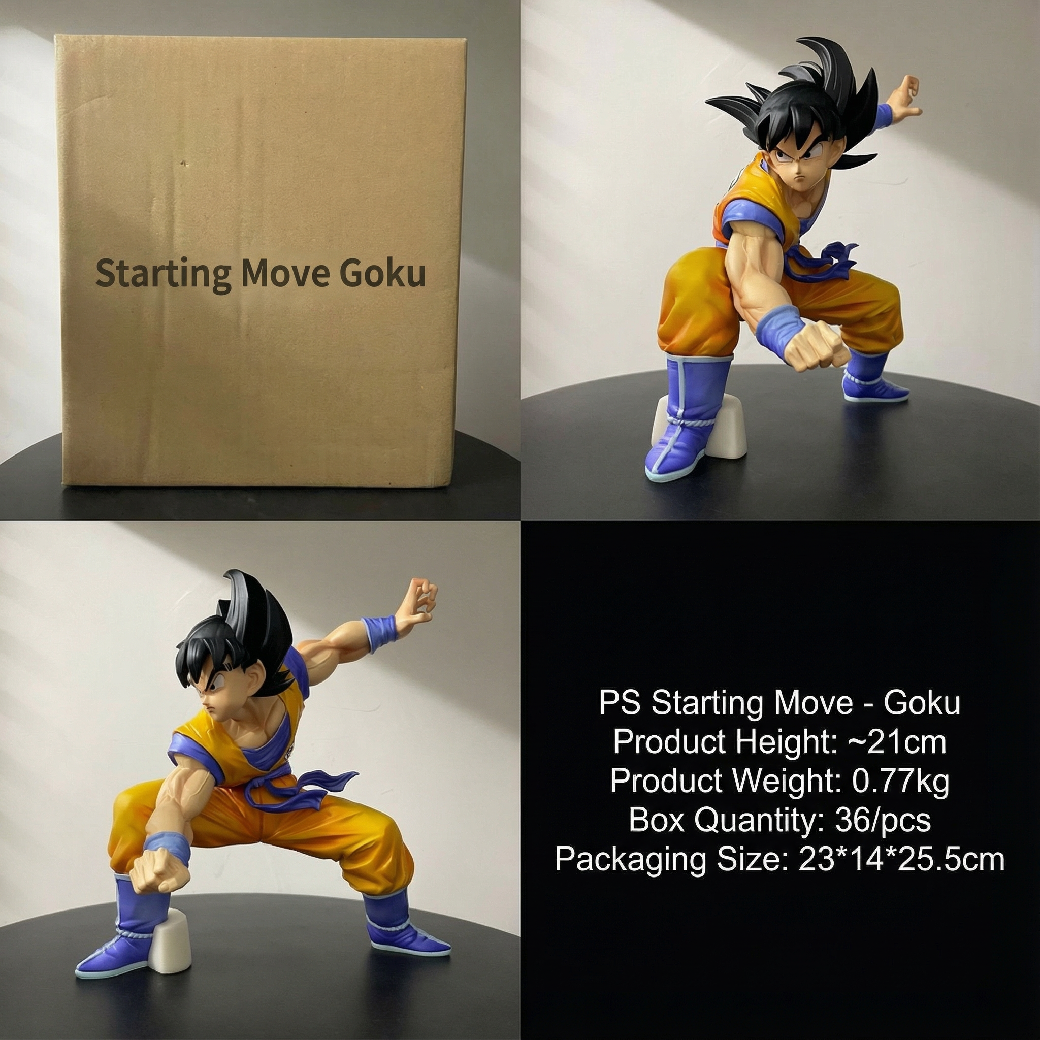 Dragon Ball Z PS Opening Pose Goku Super Saiyan Blue Kaioken GK Statue - Cosplee